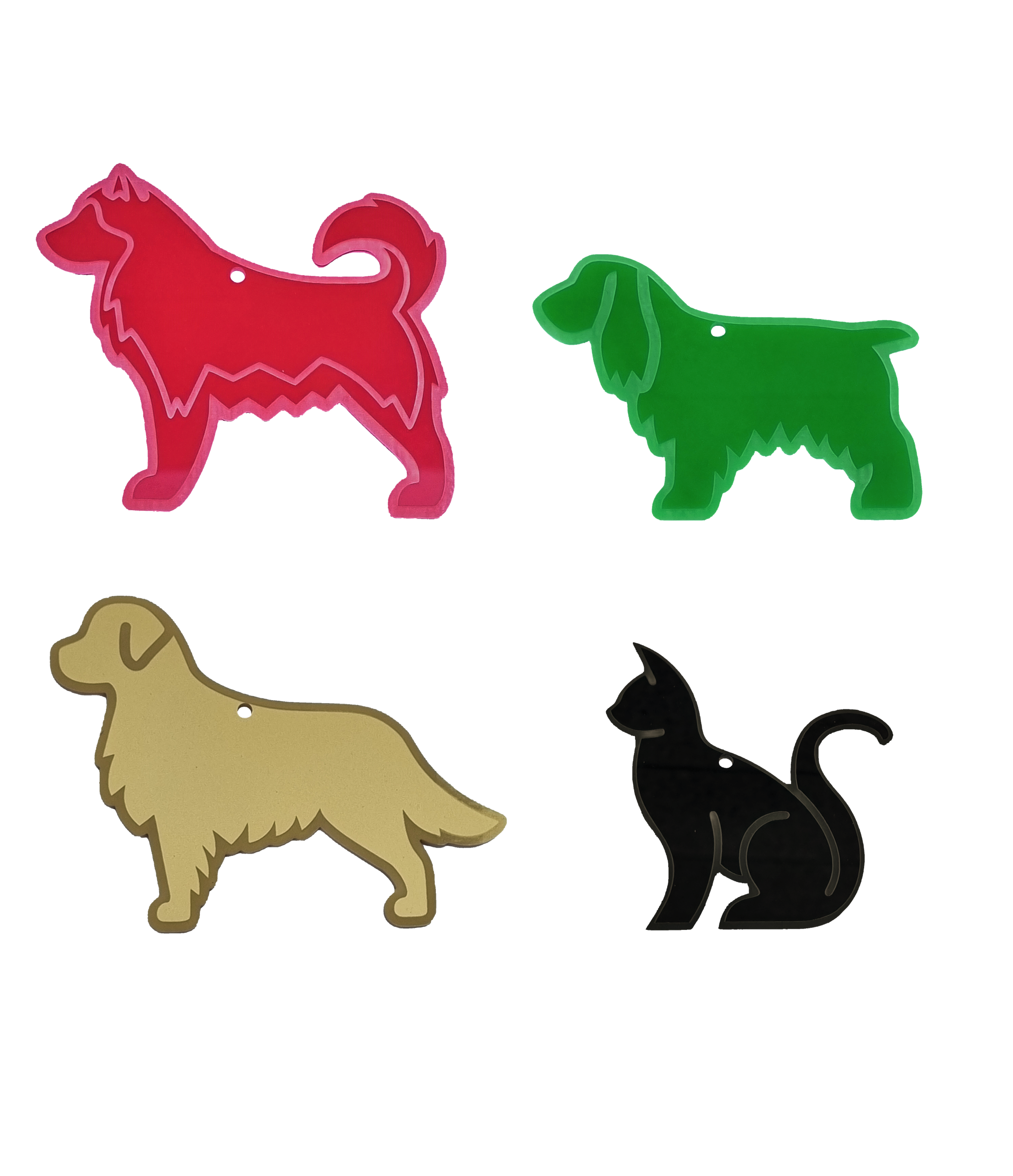 Dog & Cat Christmas Decorations