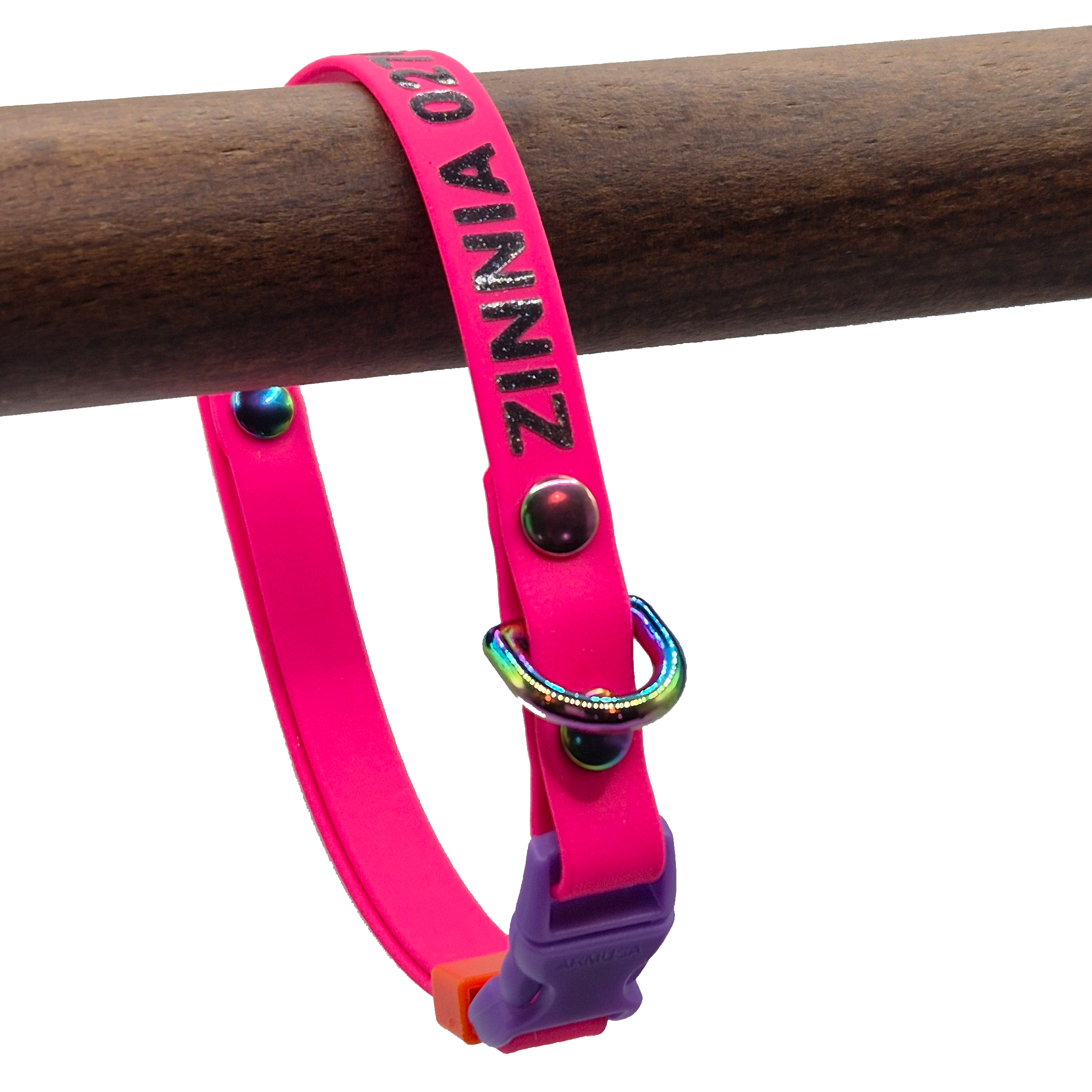 Personalised Cat Collar - Passion Pink