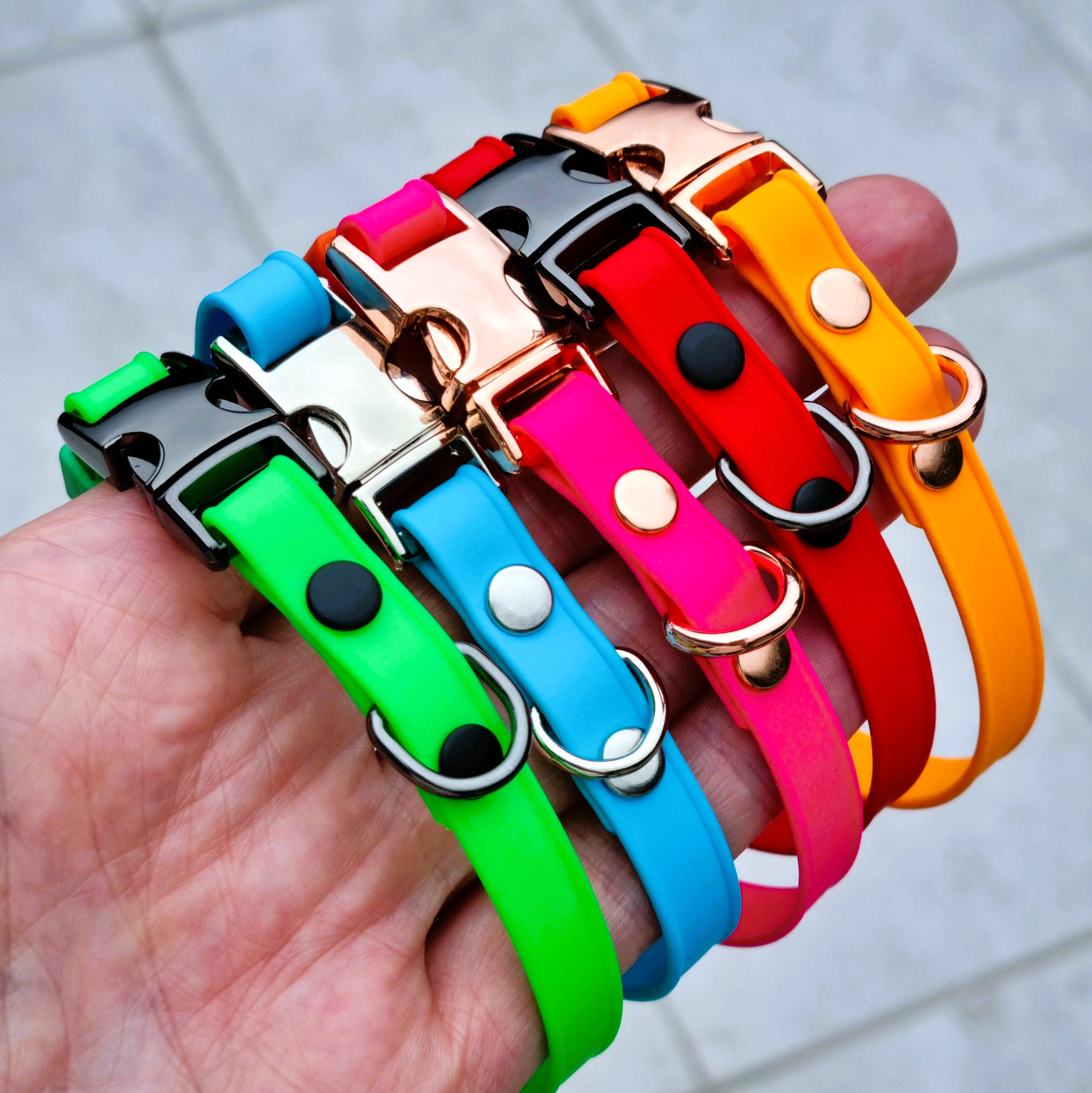 Custom Cat Collars - with metal buckles