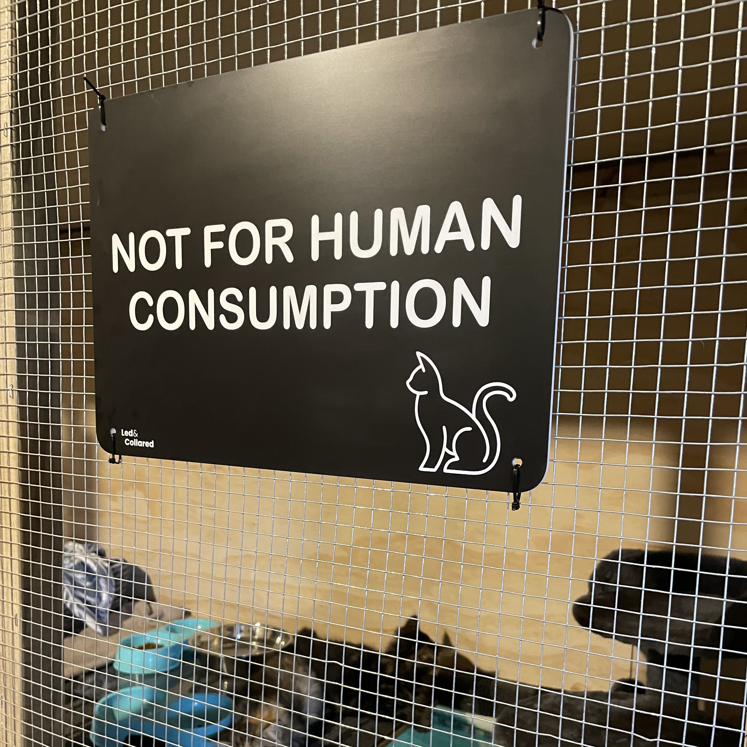 Custom Sign - Black and White