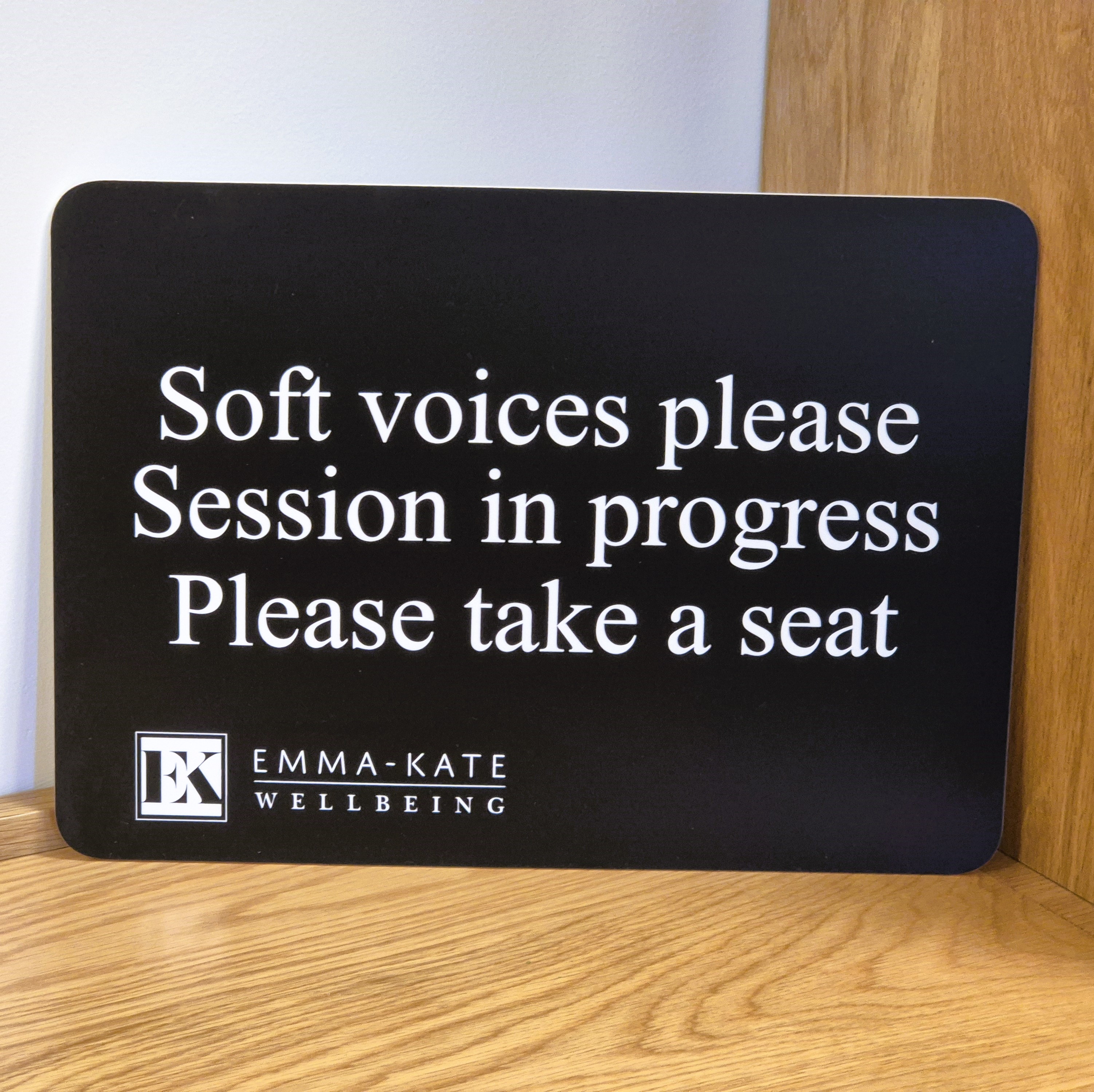 Custom Sign - Black and White