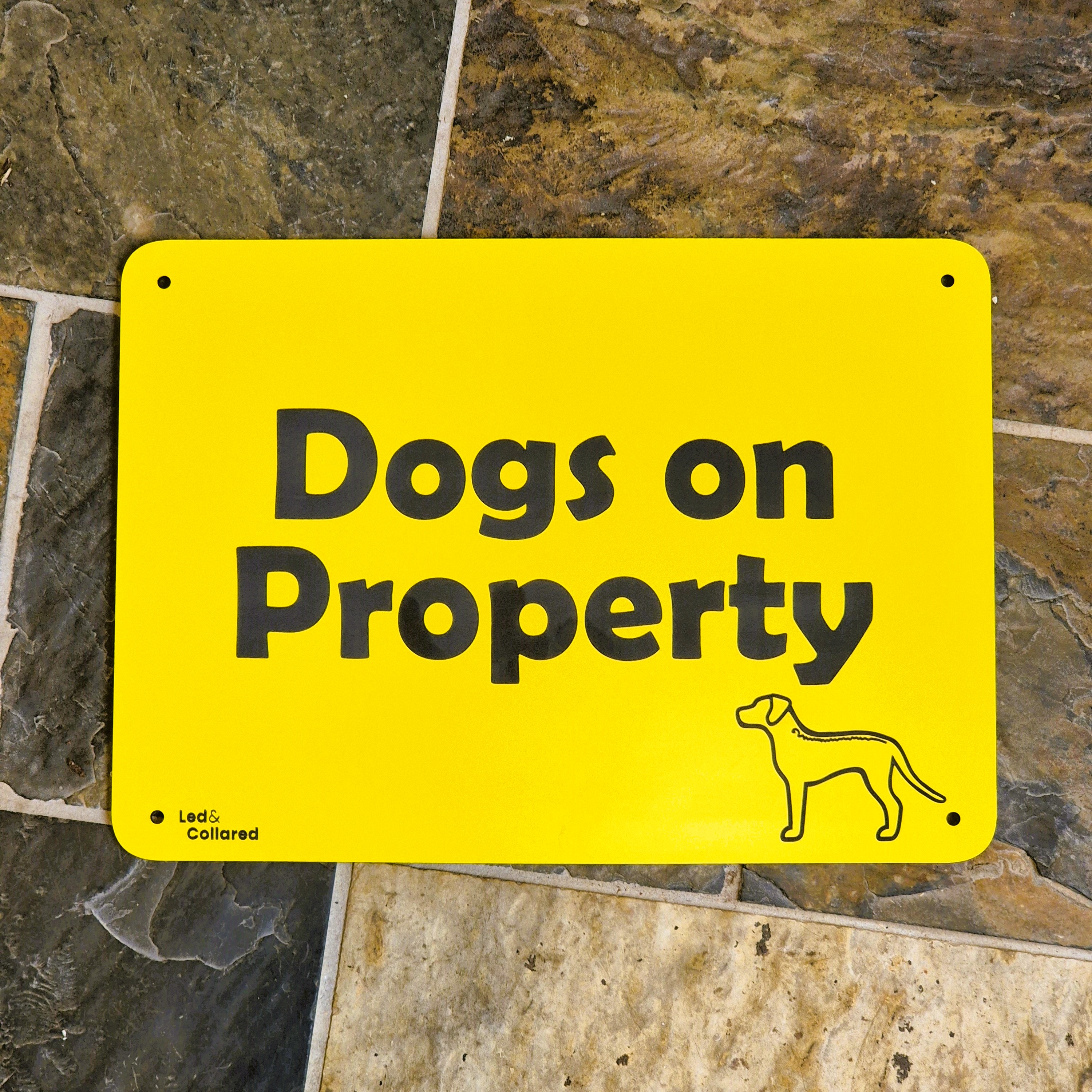 Custom Sign - Yellow and Black