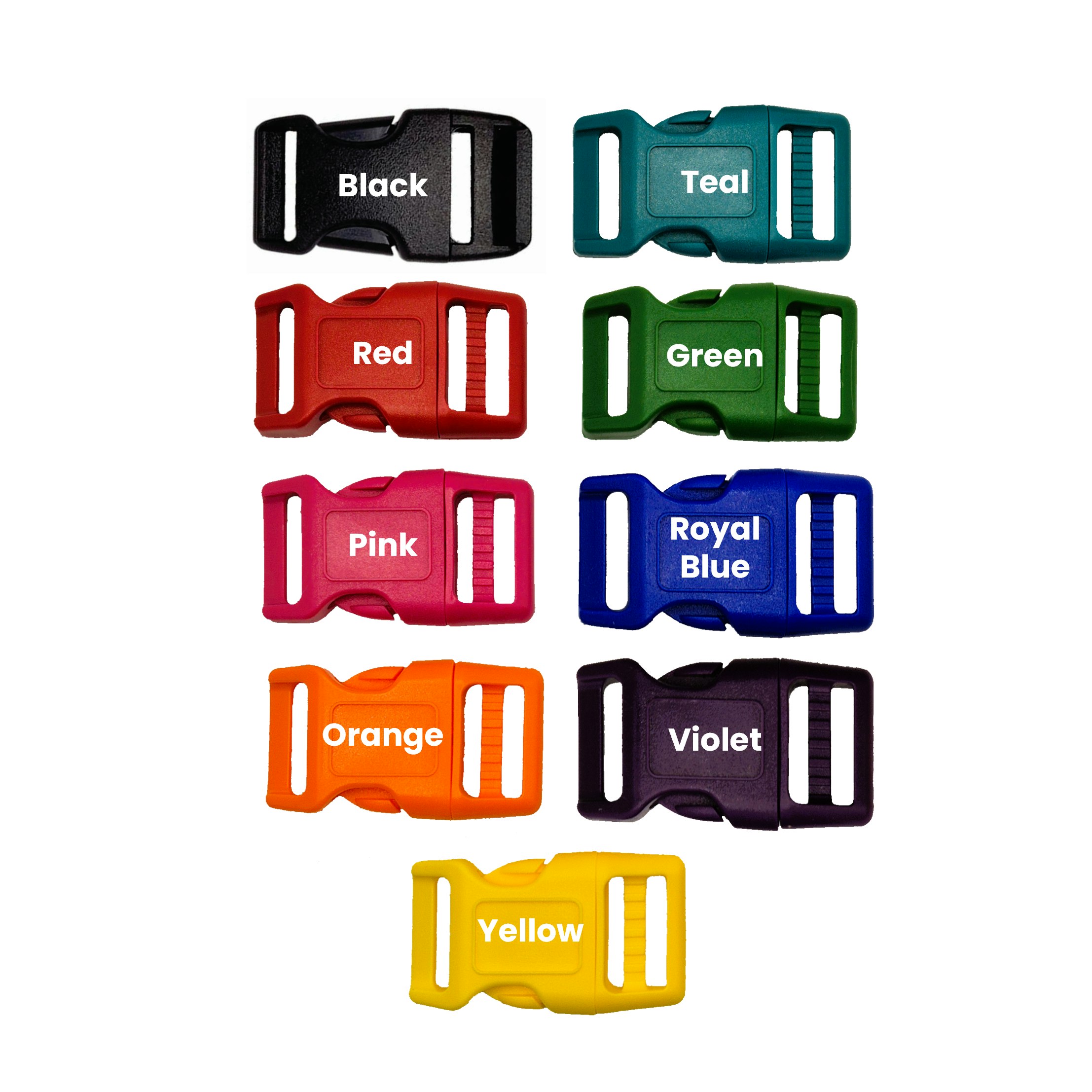 Quick Release Buckles - Plastic