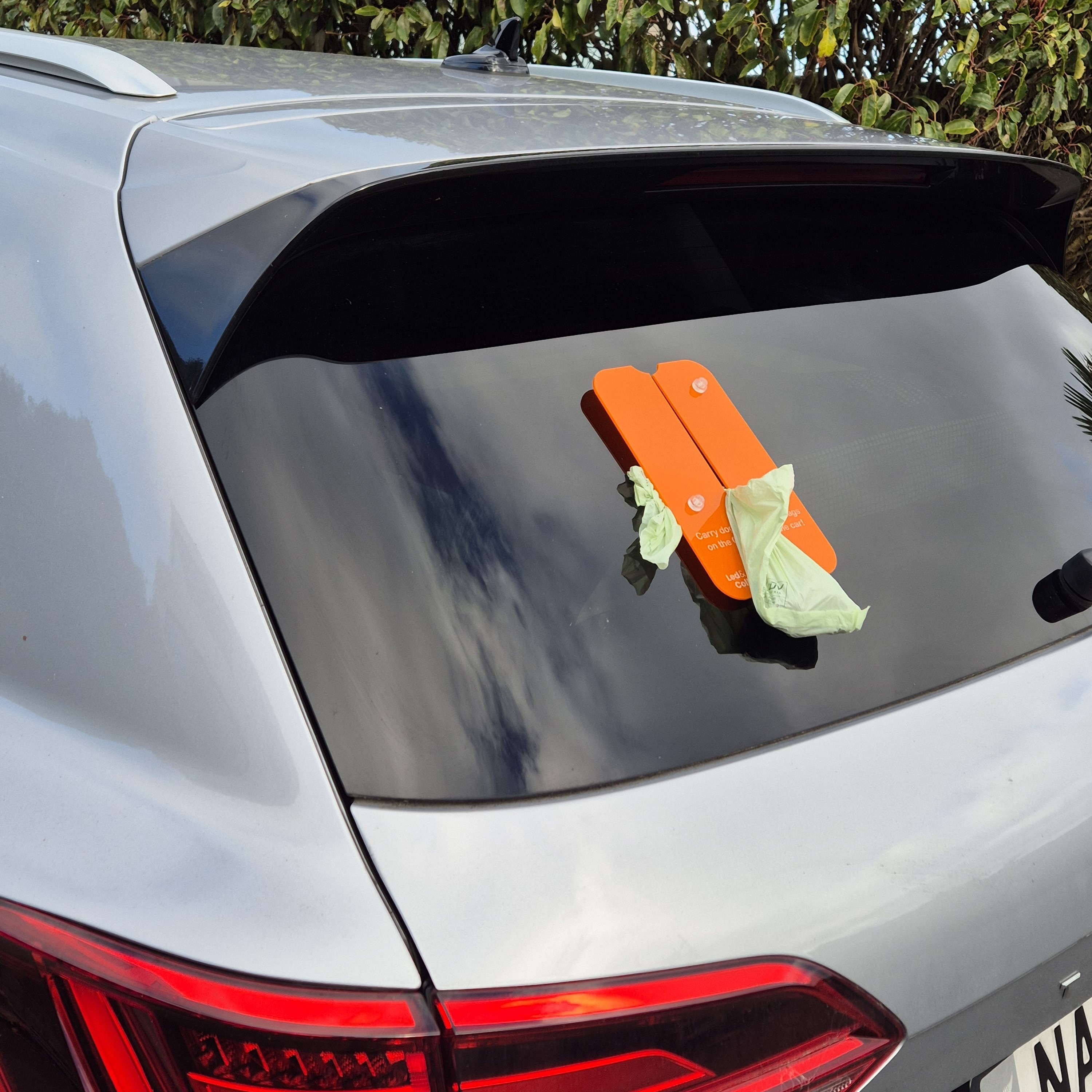 Car Poop Holder - Orange