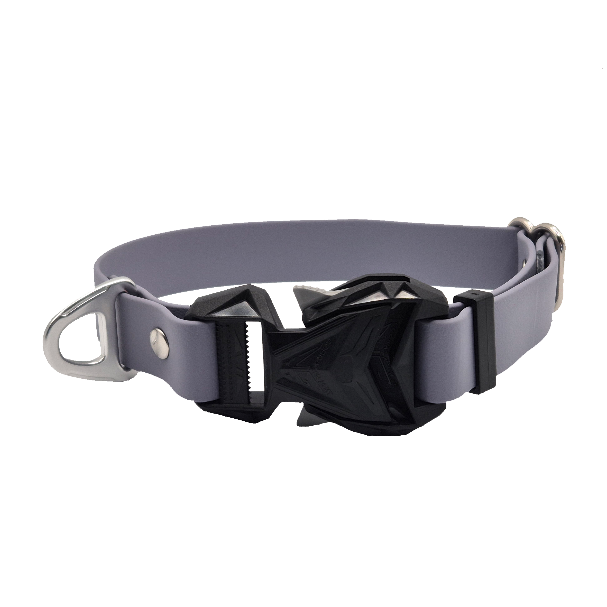 Cobra Dog Collar - Grey Plastic Buckle