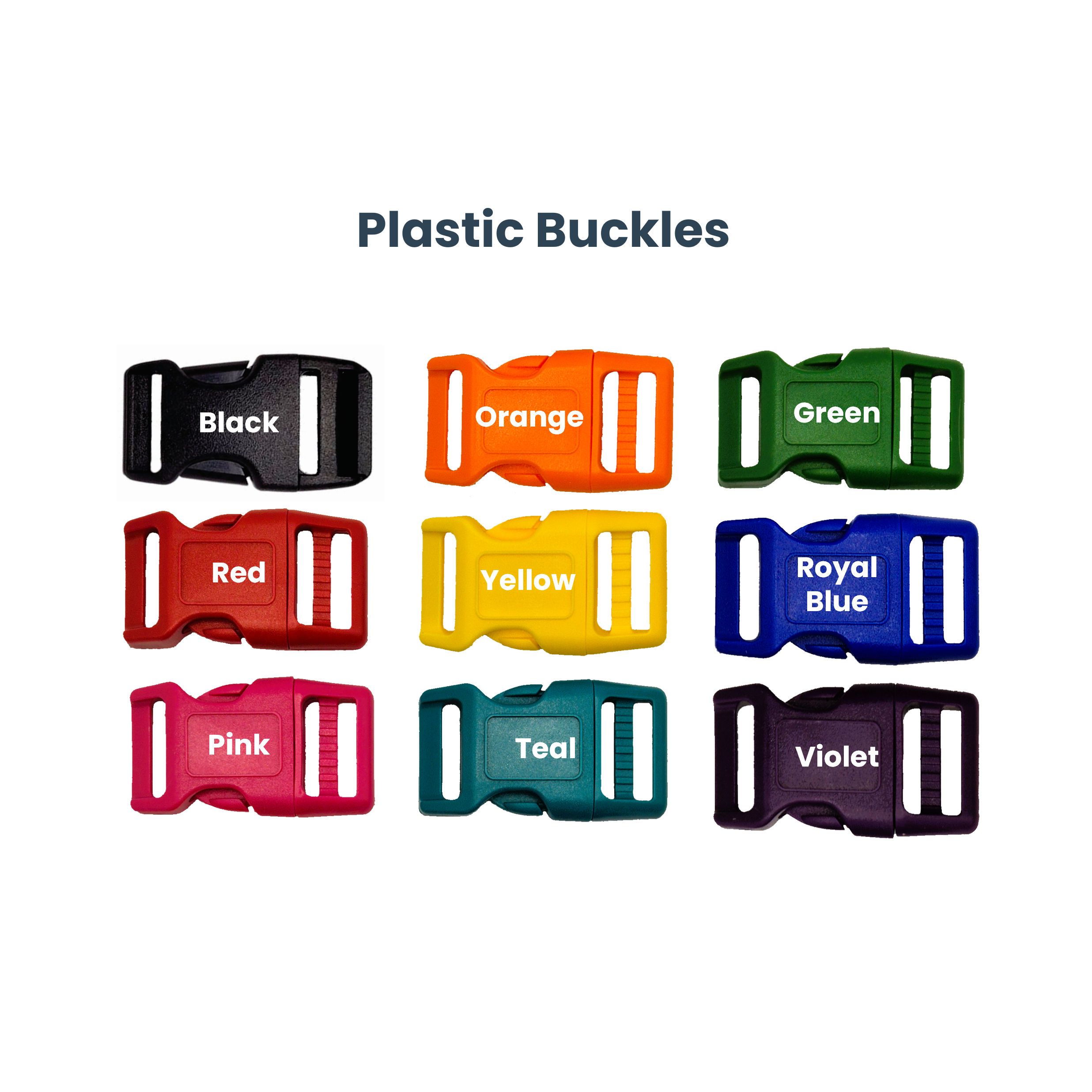 Plastic Quick Release Buckle Samples