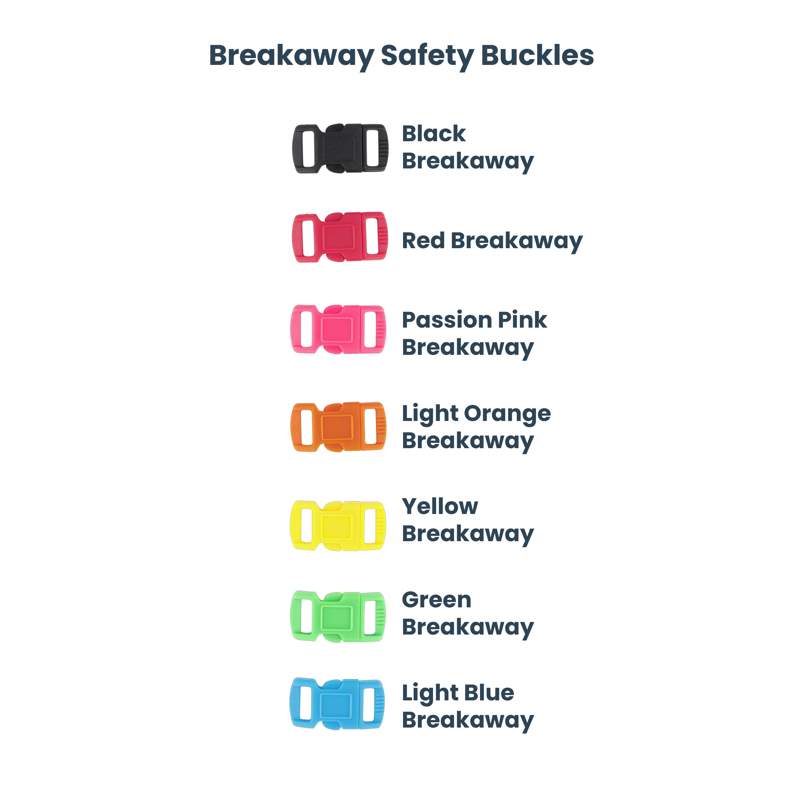 Cat breakaway buckles