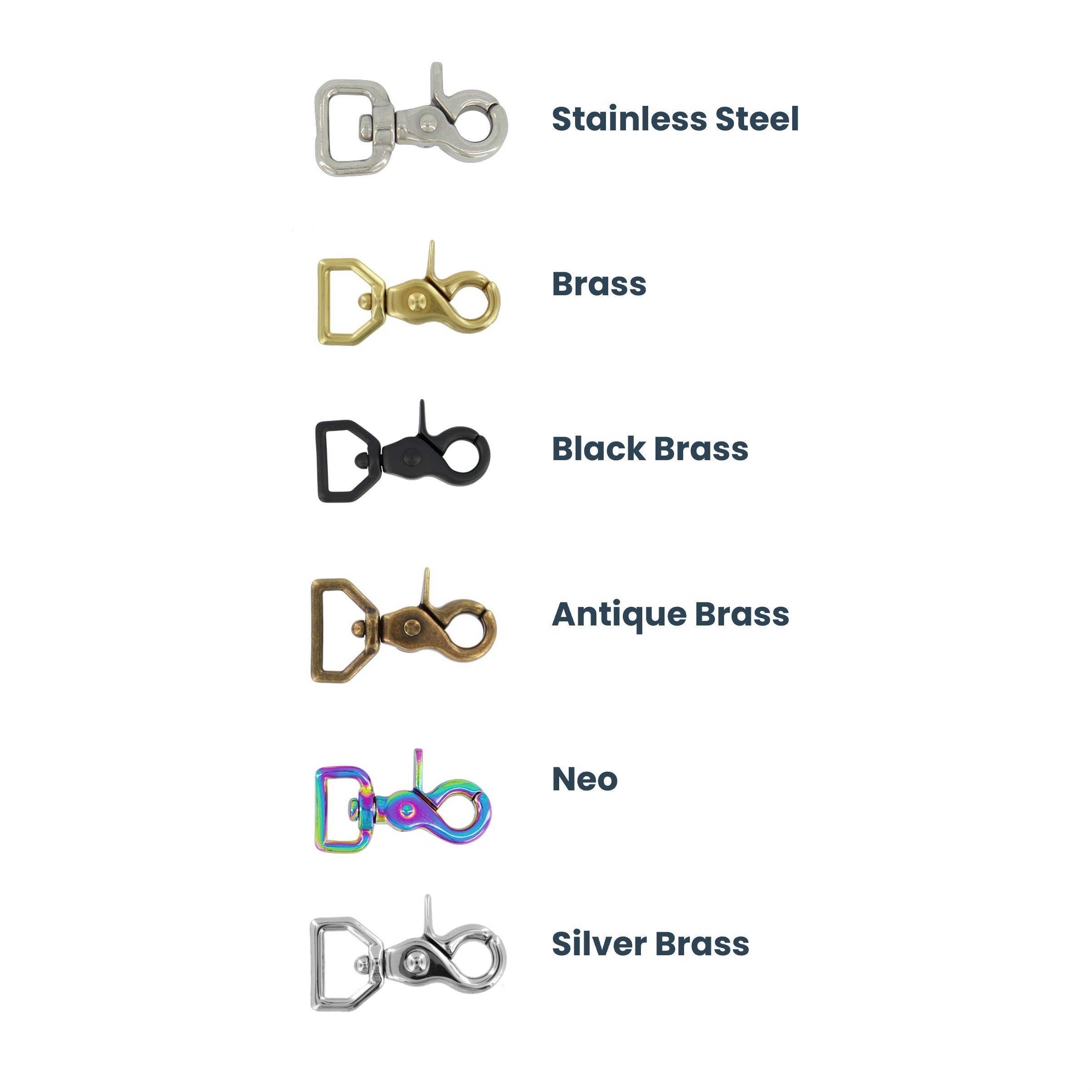 Classic Lead Clasp (Slim - Trigger Snap)