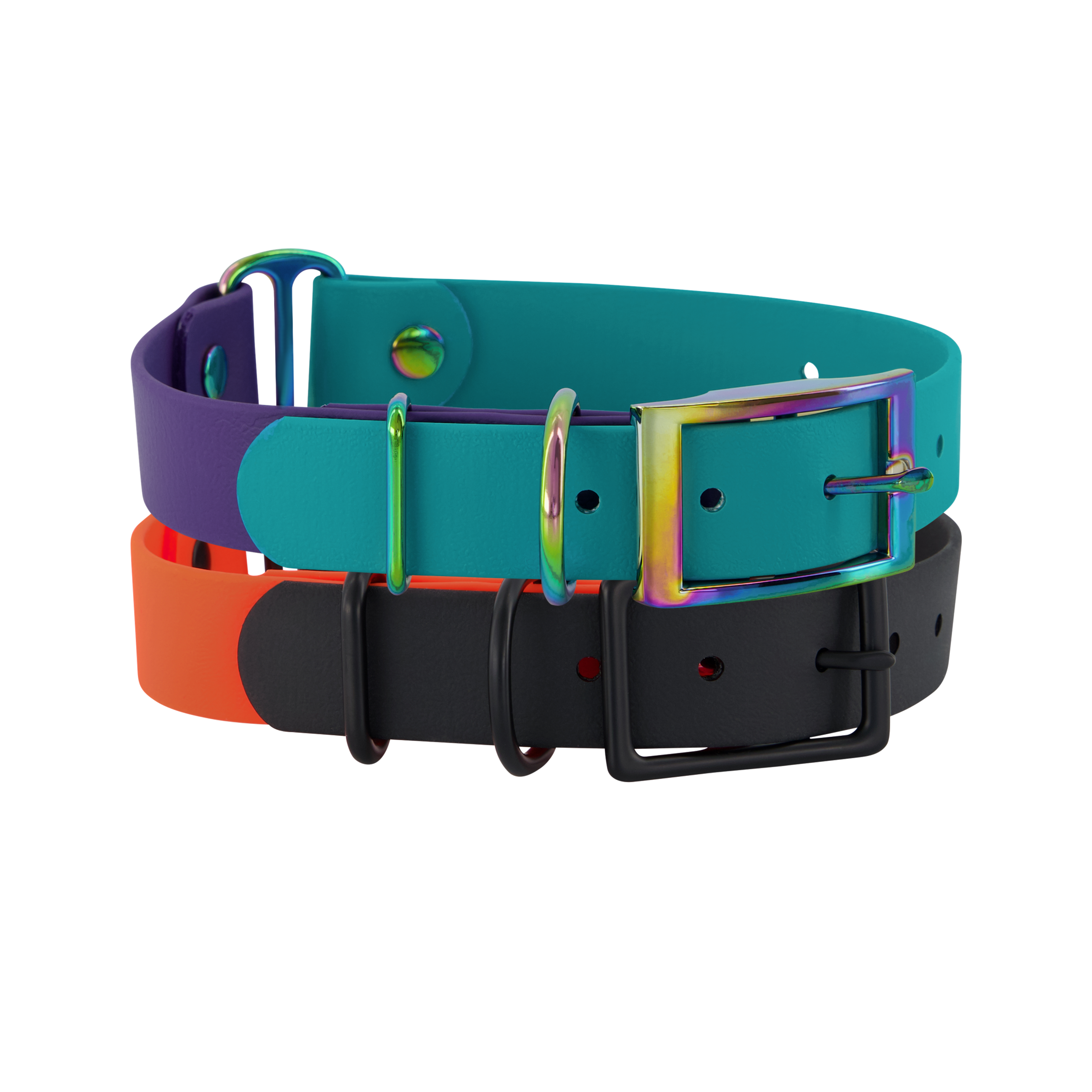 Two-Tone Dog Collar - Stack