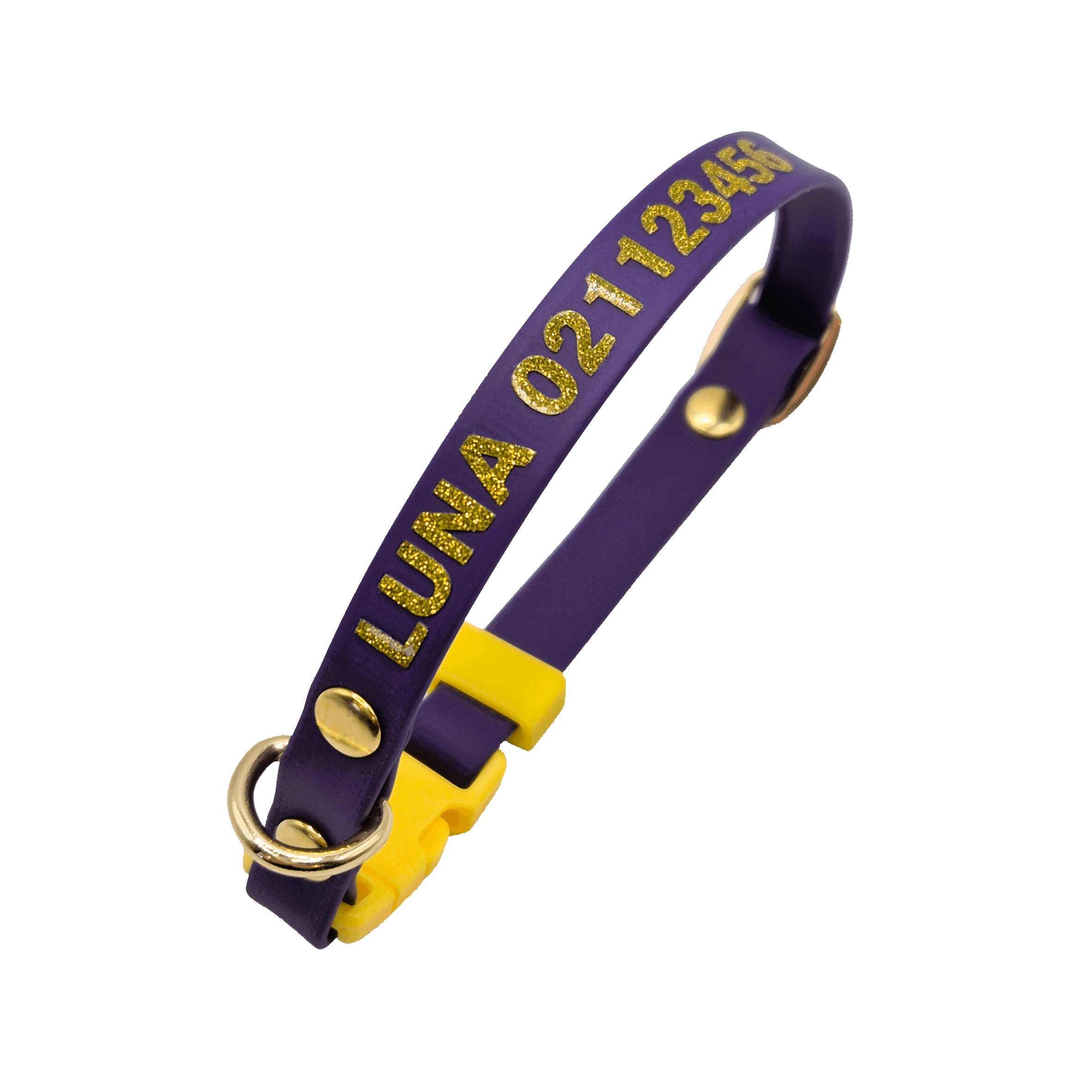 Personalised Cat Collar - Violet
