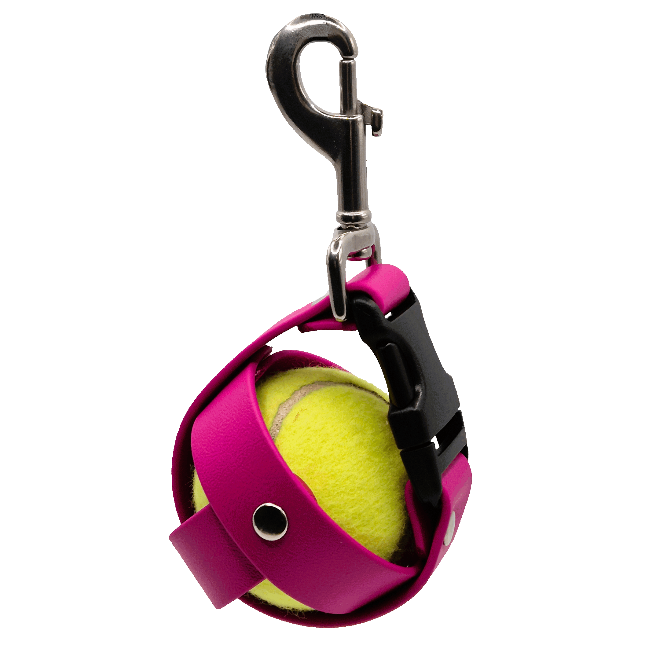 Ball Holder - Magenta and Stainless Steel