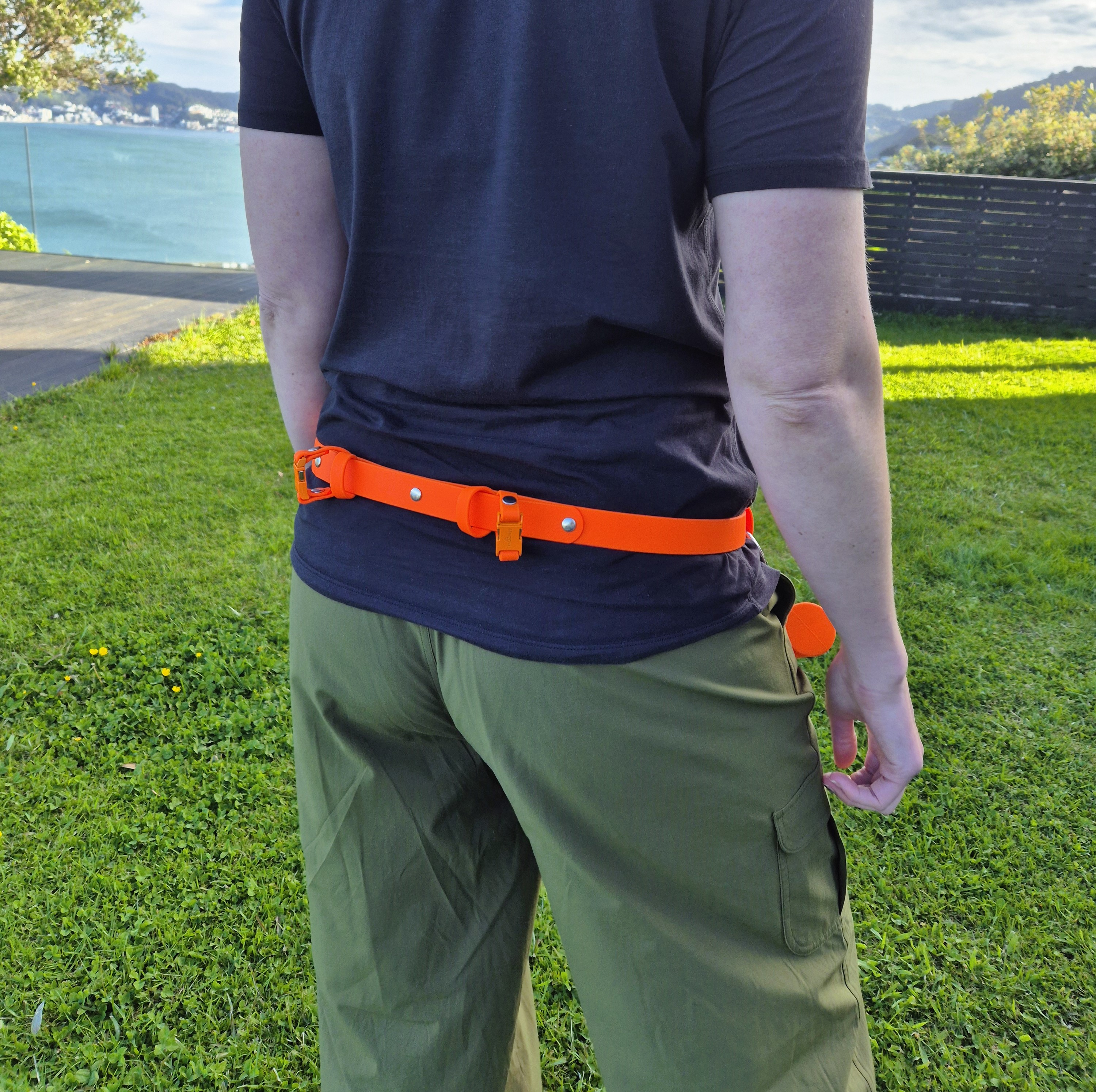Hands-Free Gear Belt - Bright Orange