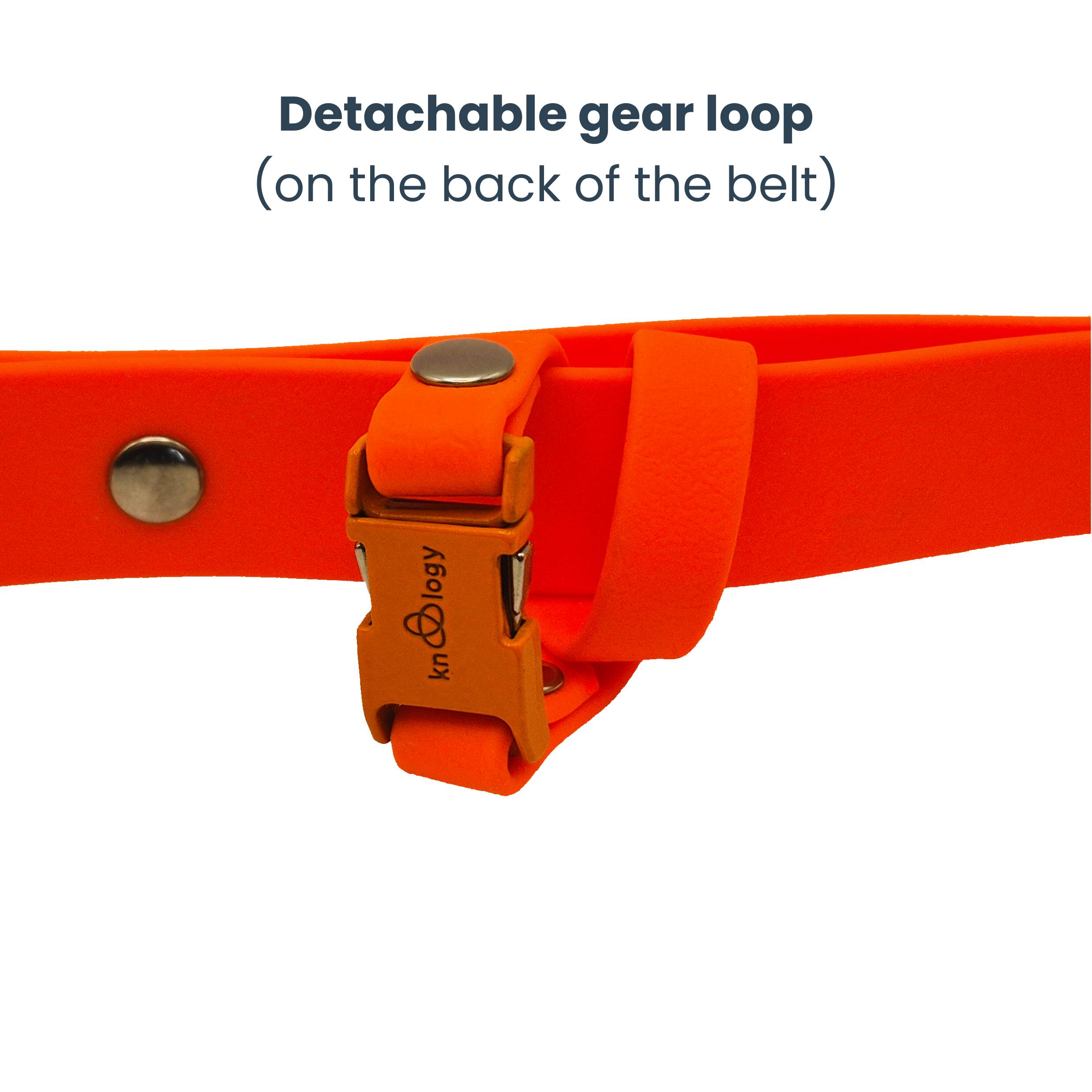 Hands-Free Gear Belt - Bright Orange, Belt Loop