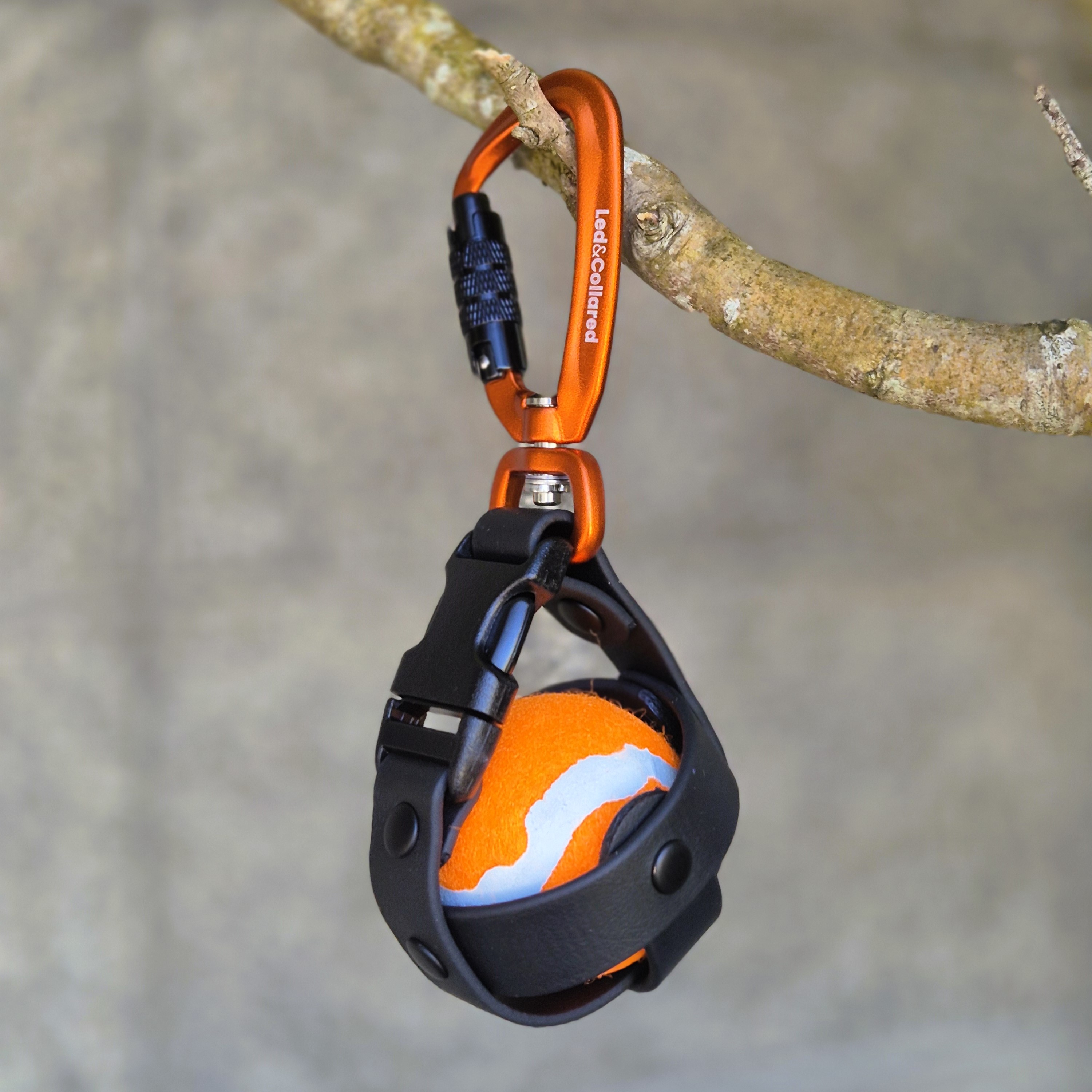 Ball Holder - Black and Orange/Black Aluminium