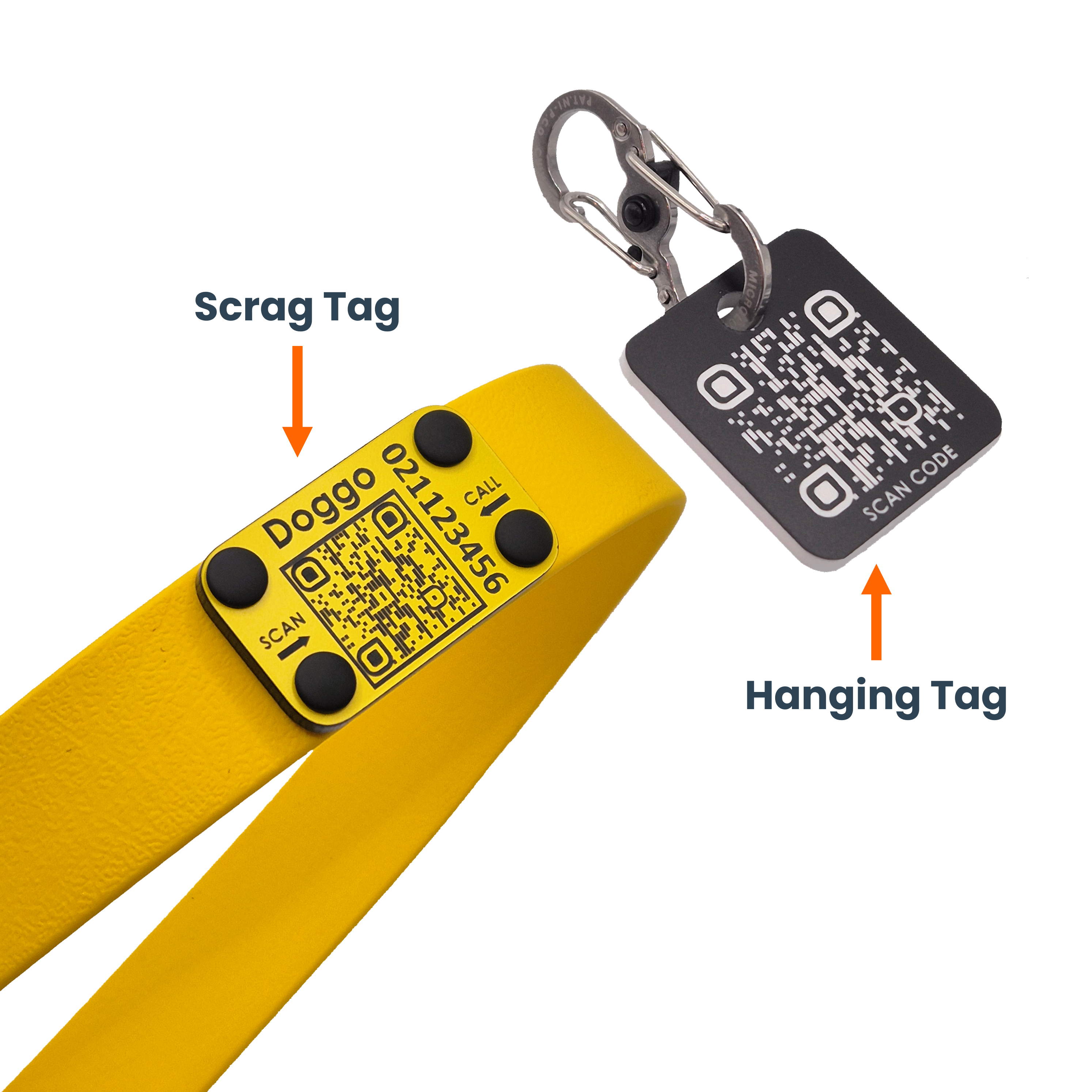 QR Code Dog & Cat Tag