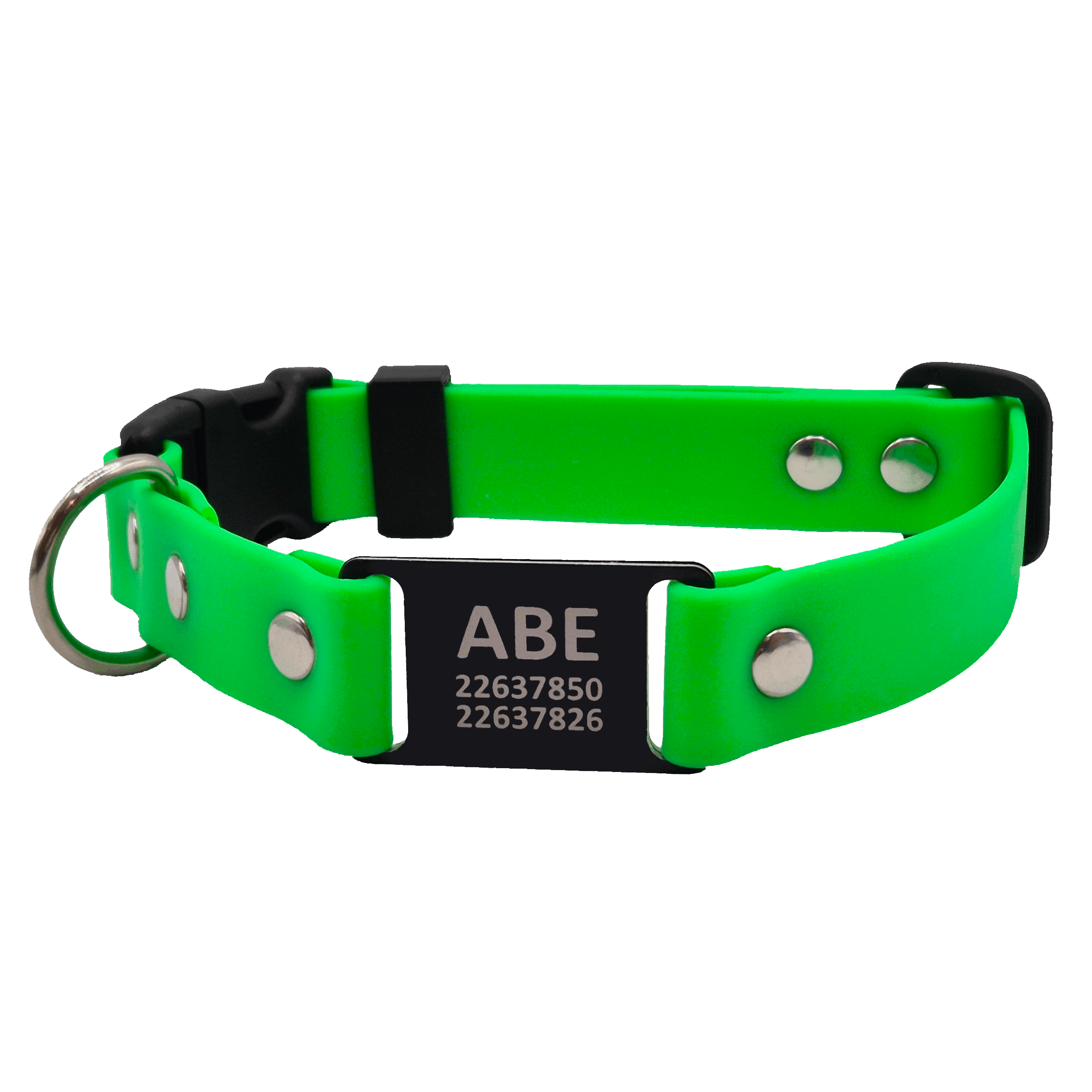 Quick Release Scrag Tag Collar - Green