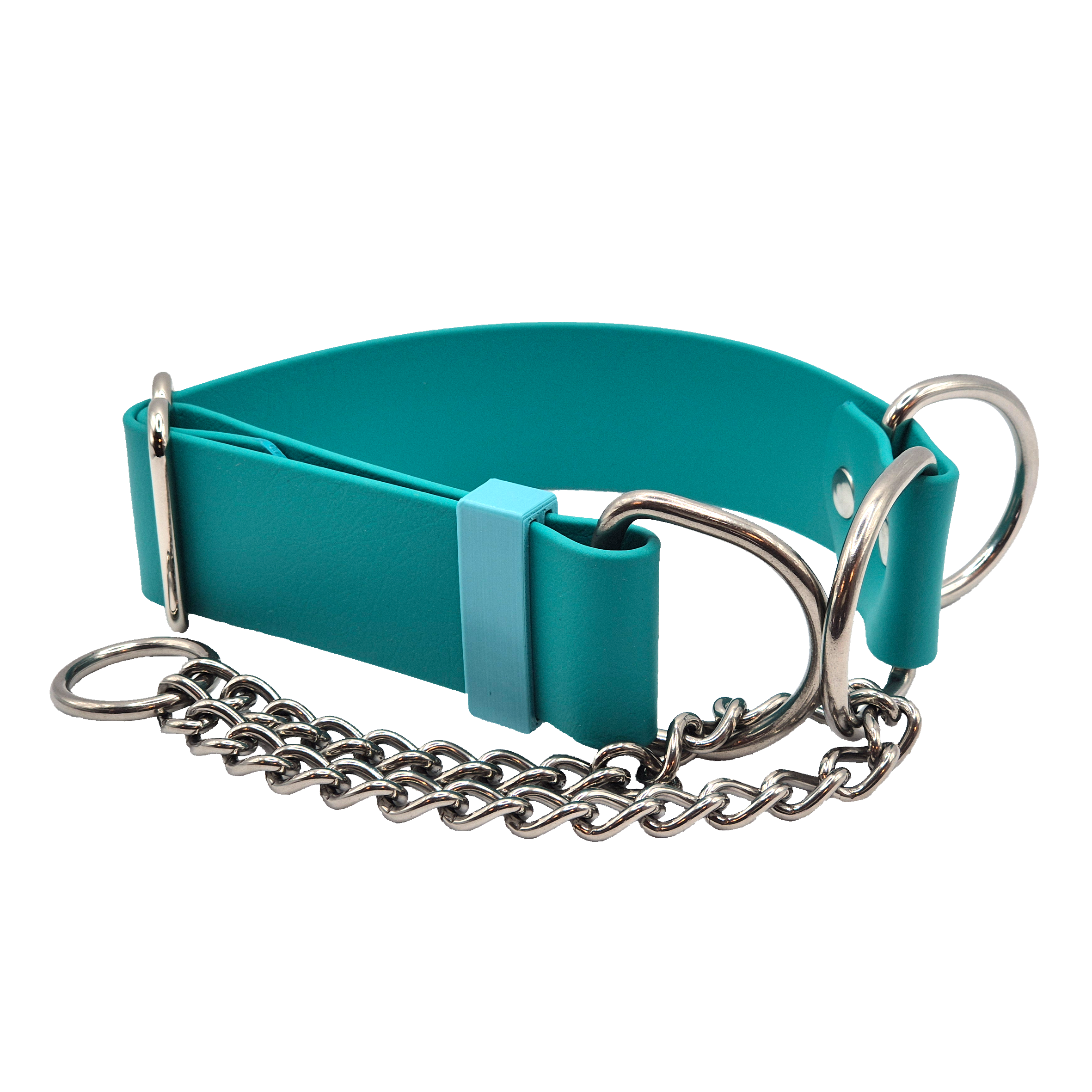 Secure Martingale Dog Collar - Teal