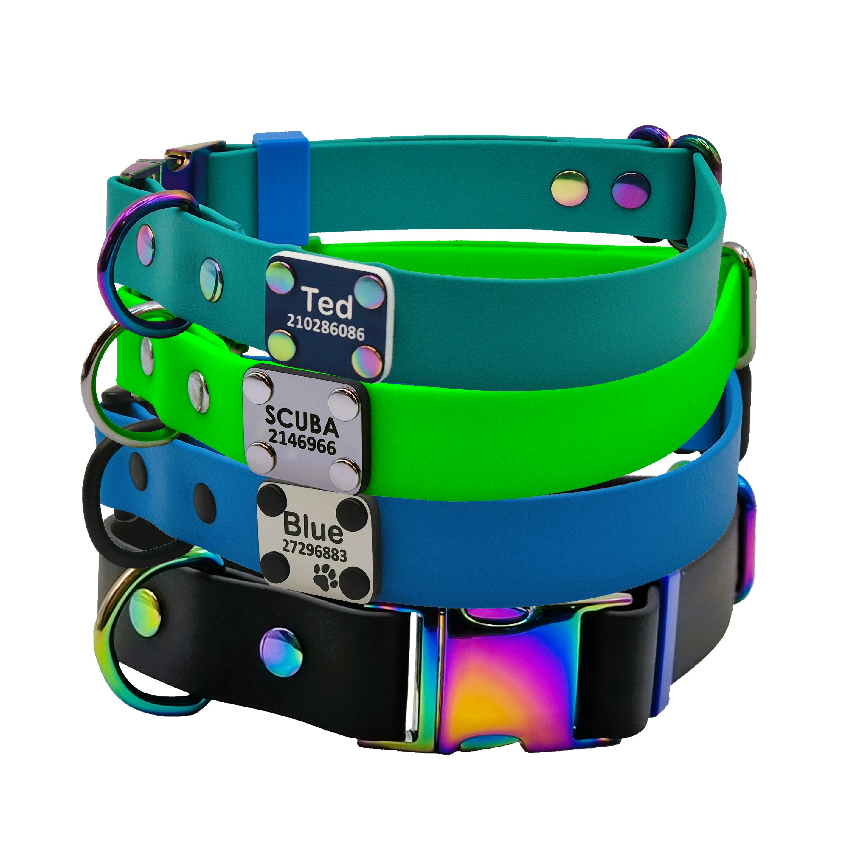 Quick Release Dog Collars - Mixed Stack1