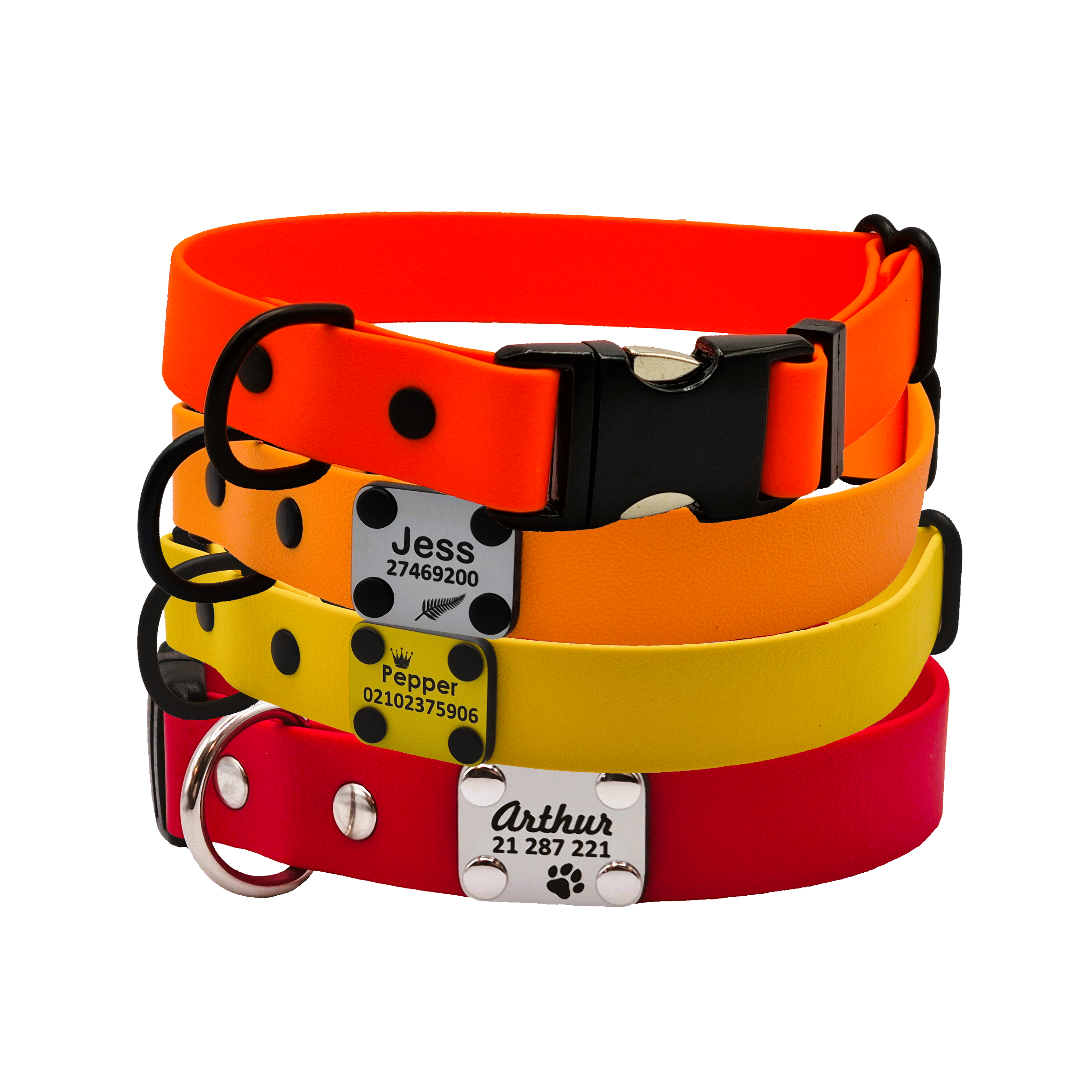 Quick Release Dog Collars - Mixed Stack2