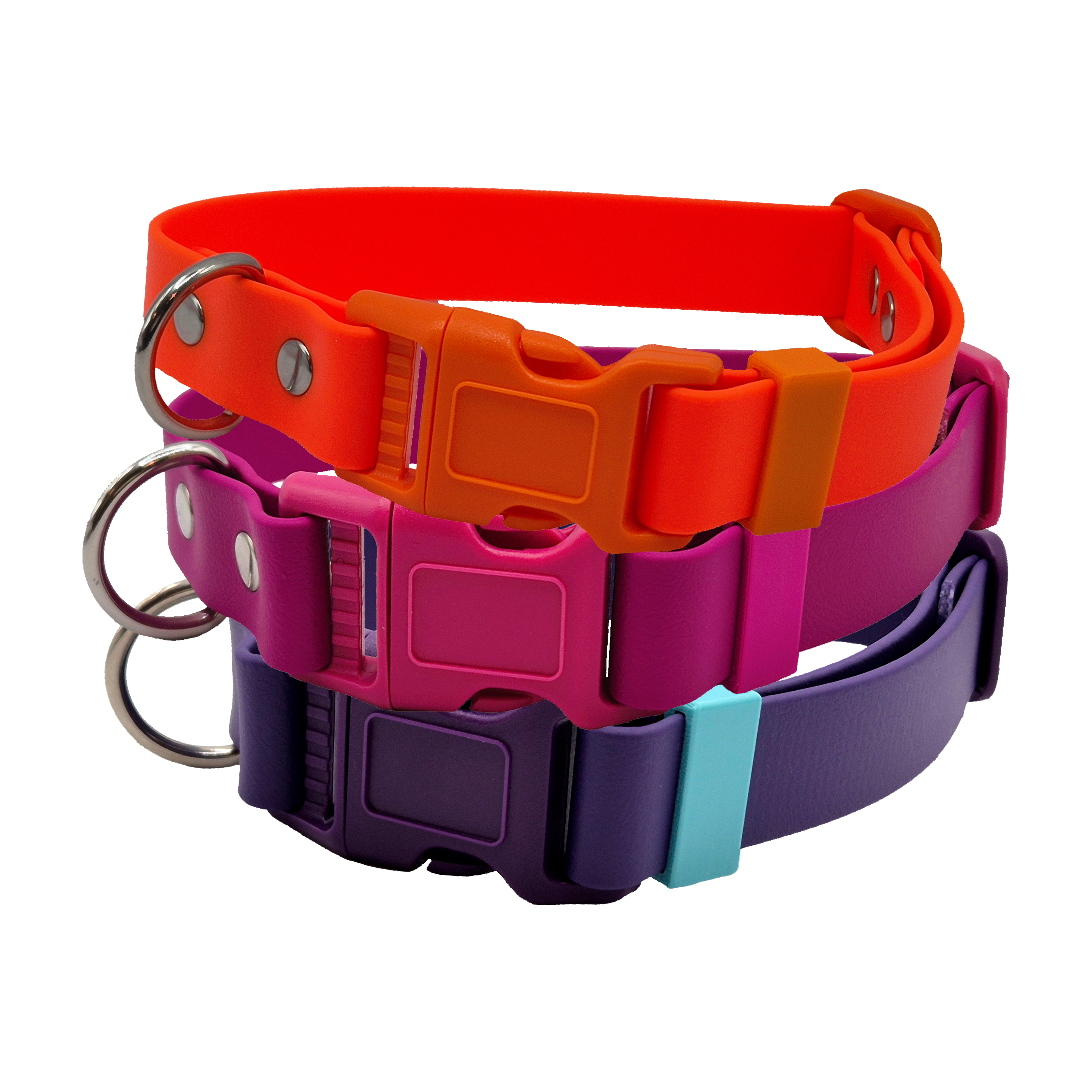 Quick Release Dog Collars - Mixed Stack - Plastic Buckles