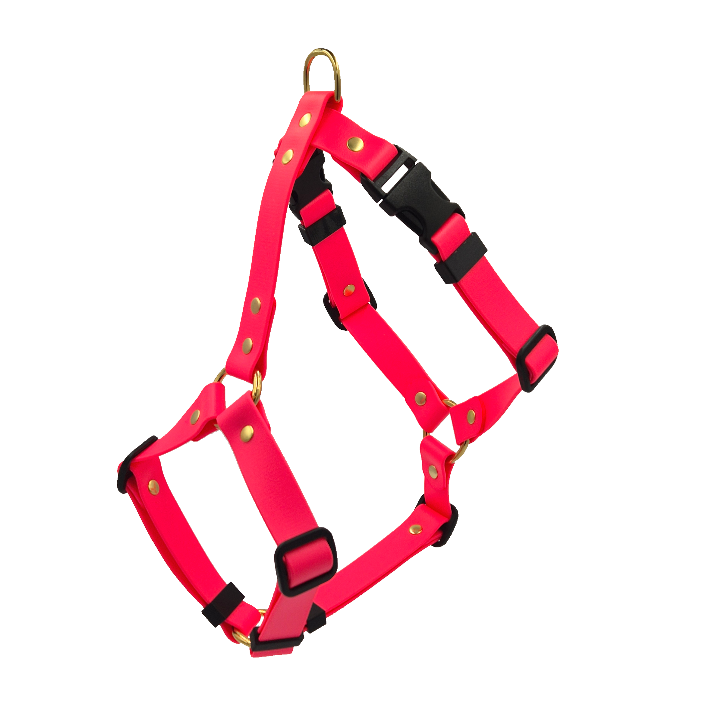 Anatomical Dog Harness - Bright Pink