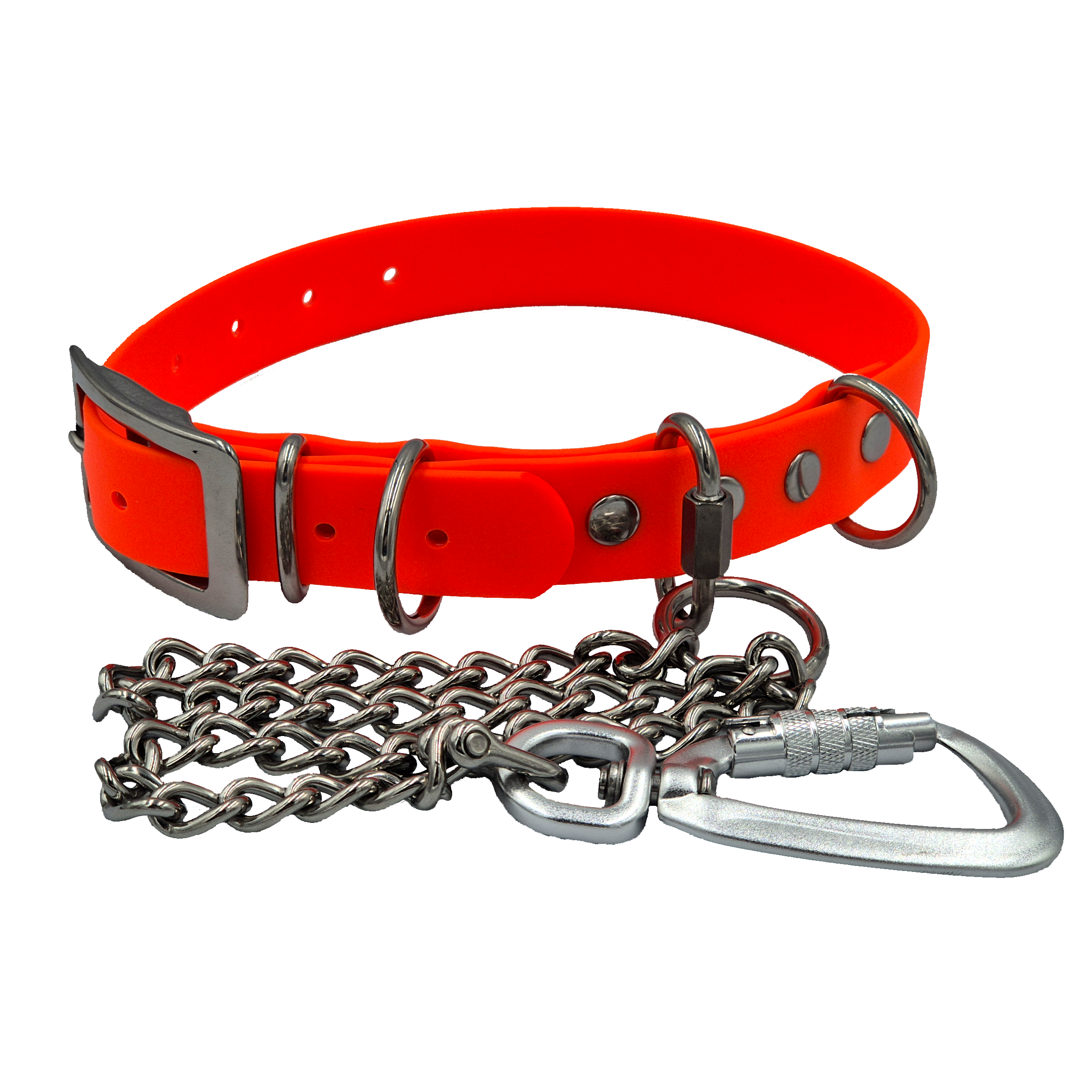 Farm Dog Collar - Bright Orange