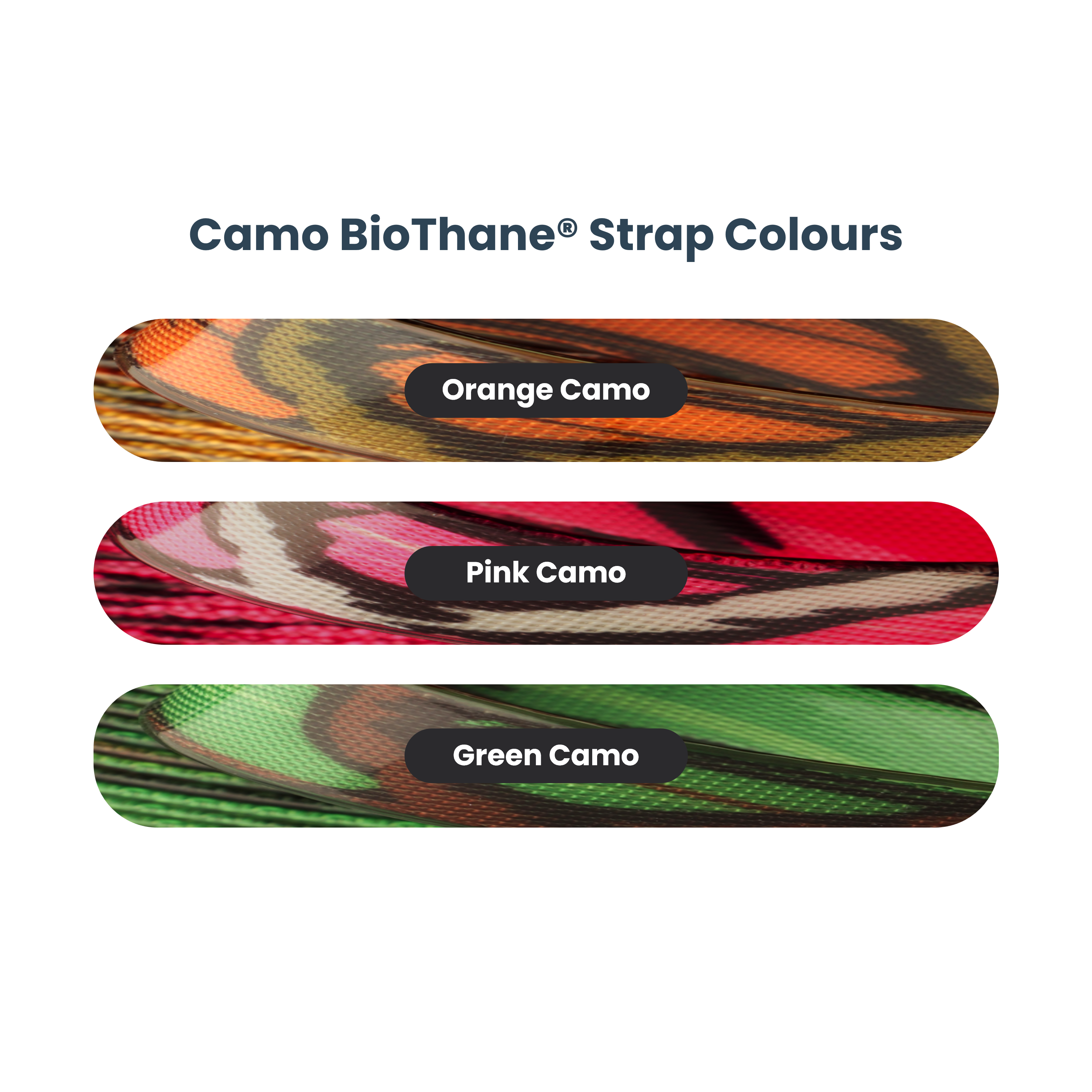 Camo Biothane Colour Chart