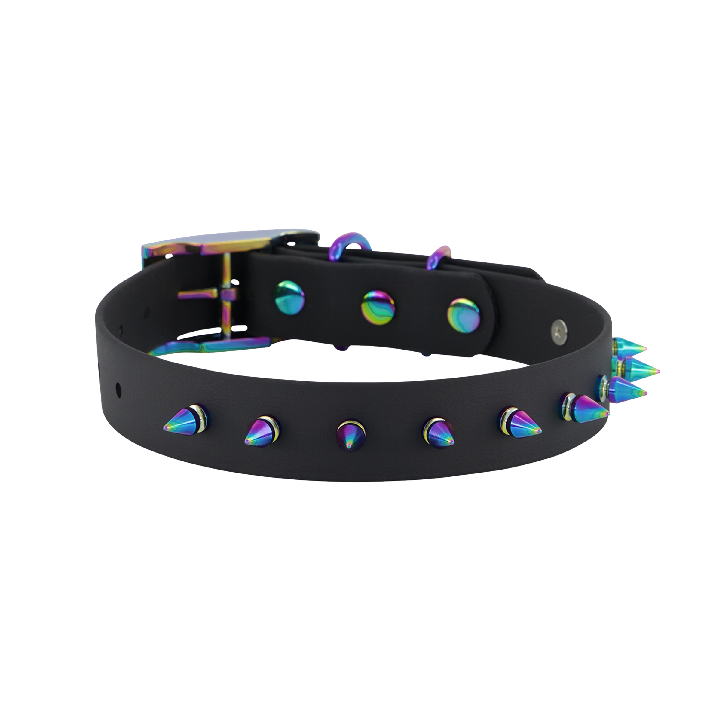 Fierce Dog Collar - Black with Neo