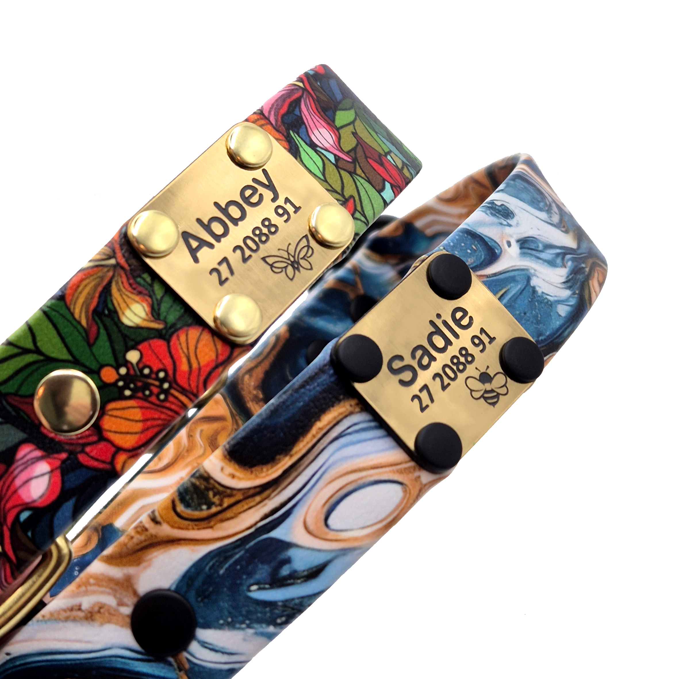 Scrag Tags - Gold and Black