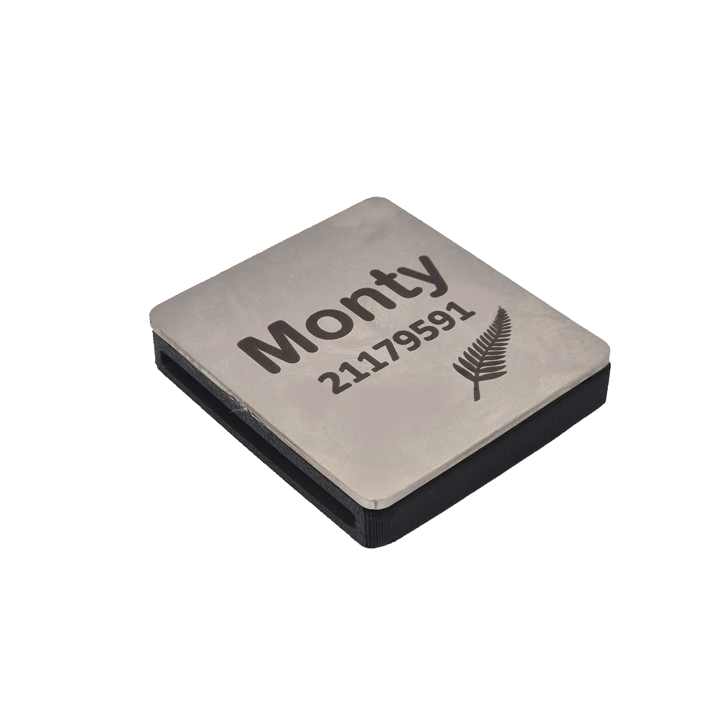 Slide-On Scrag Tag - Stainless Steel