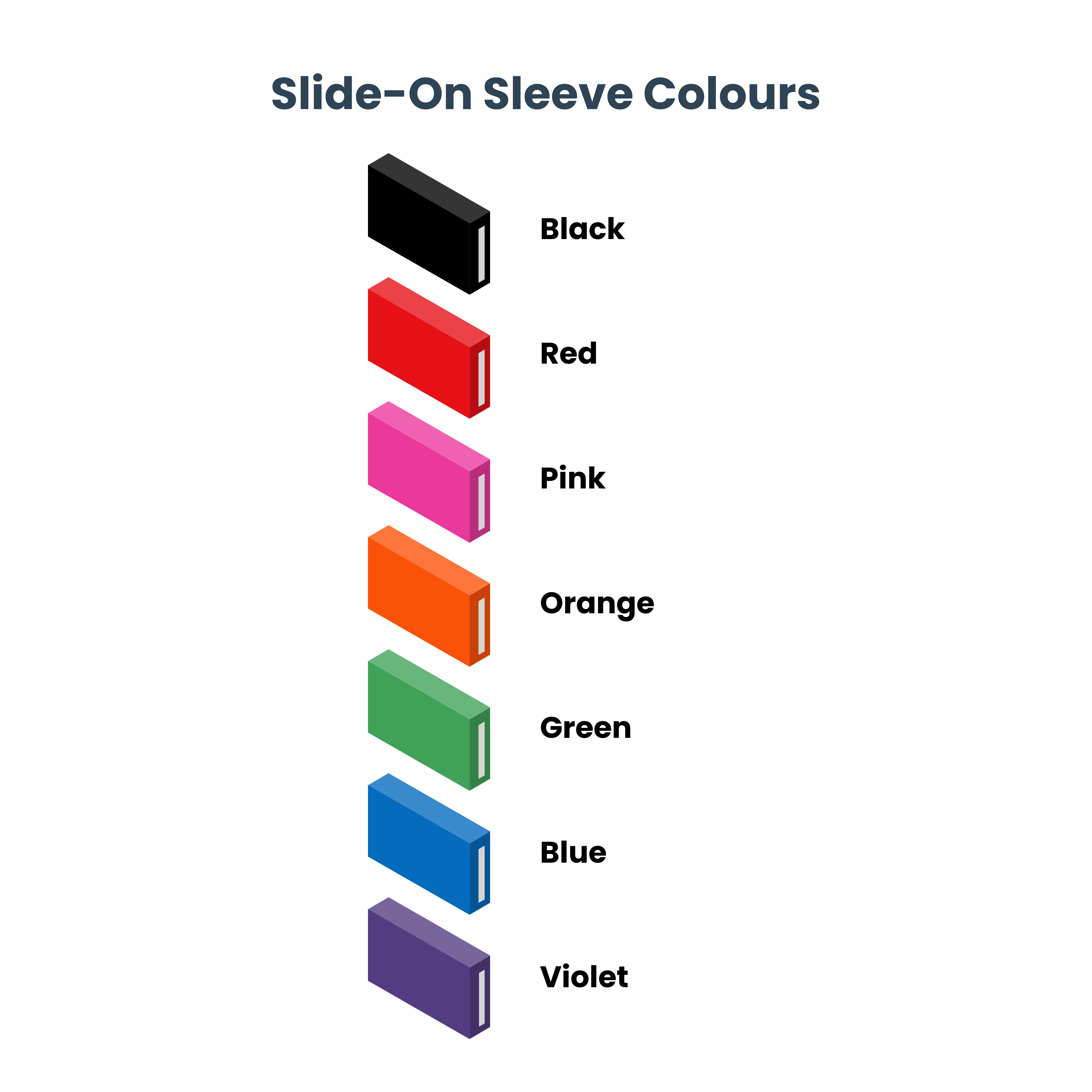 Slide-On Scrag Tag - Sleeve Colours