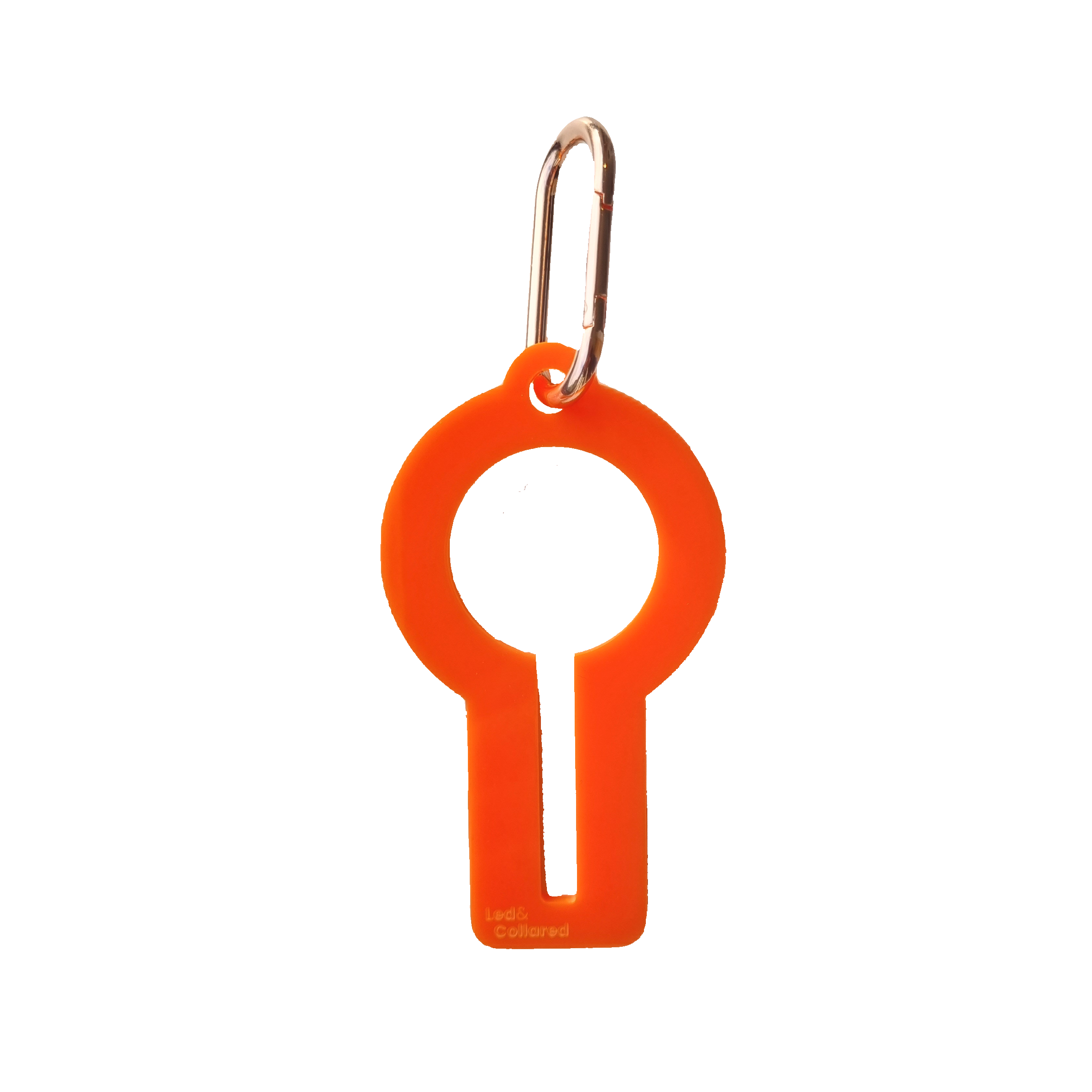 Lead Poop Holder - Orange