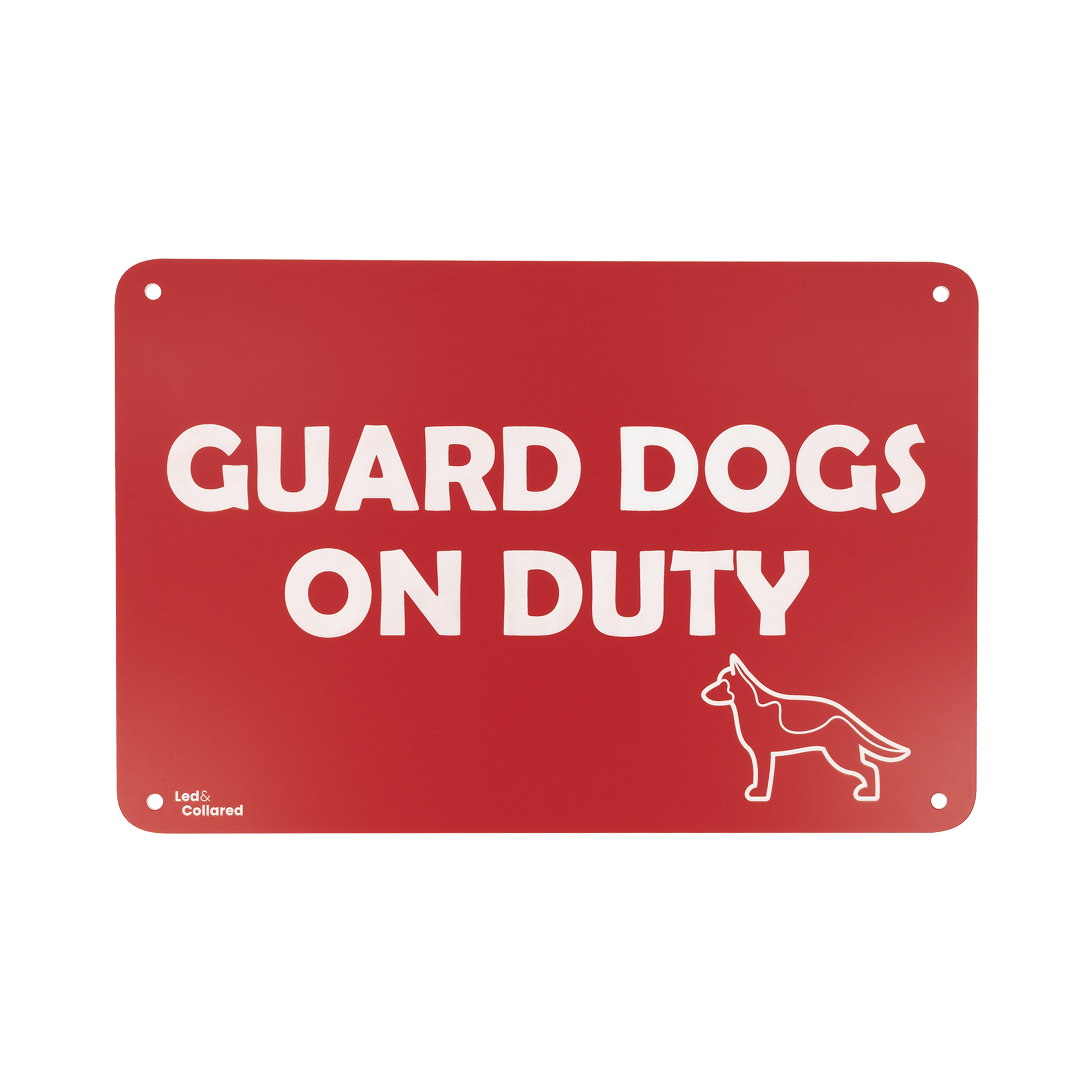 Custom Sign - Red and White