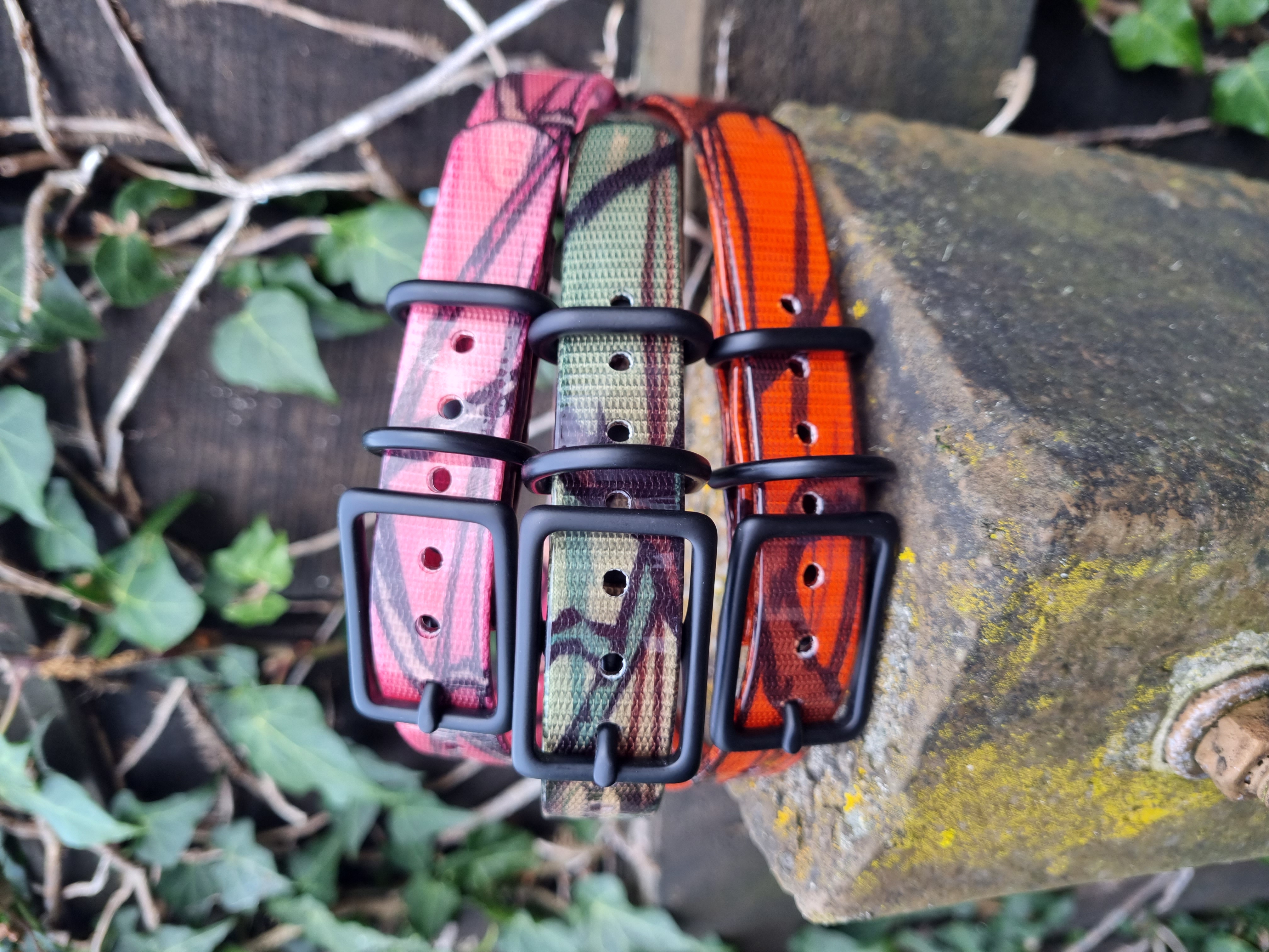 Classic Camo Dog Collars - Stack