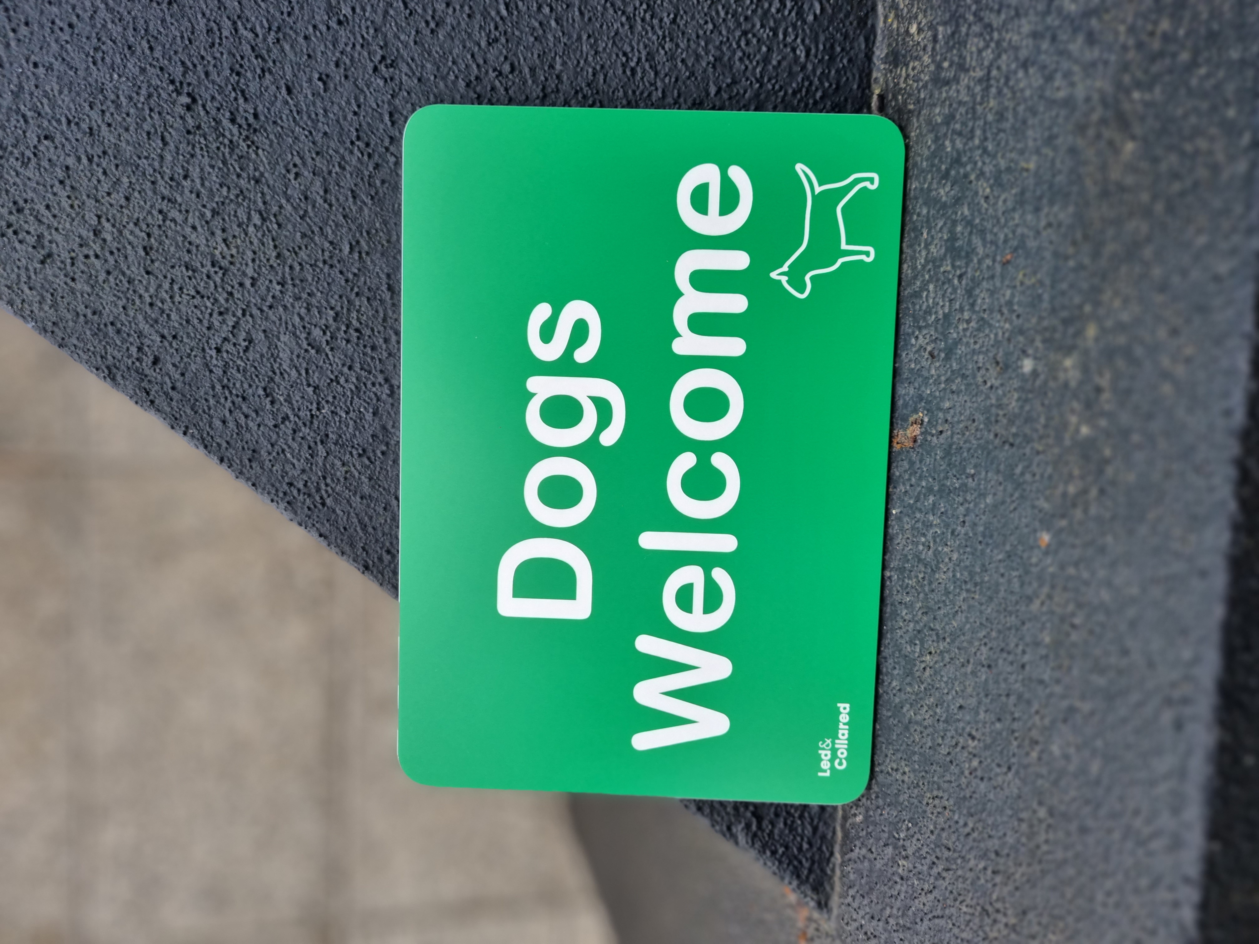 Custom Sign - Green and White