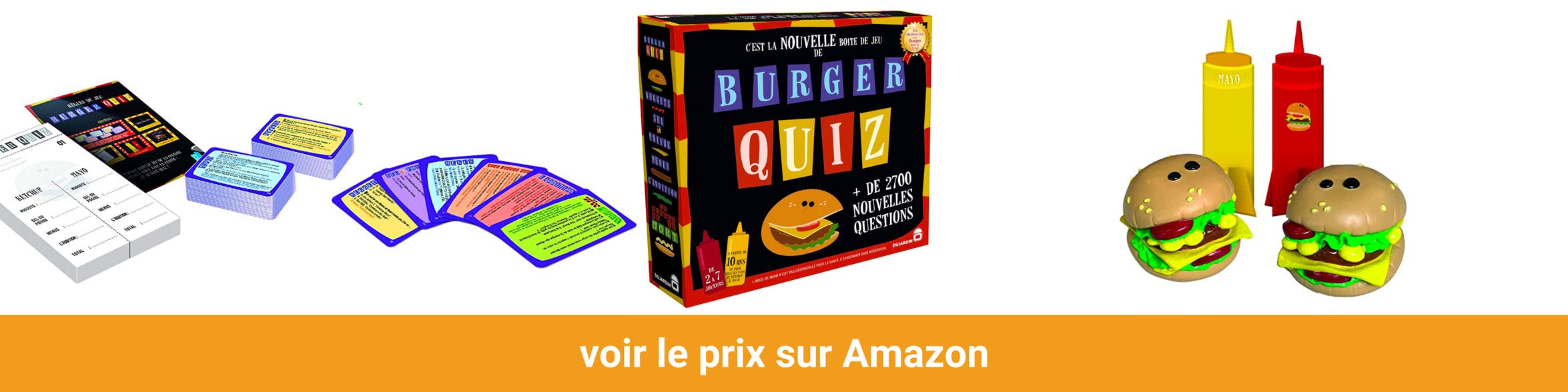 Acheter le jeu de société Burger Quiz sur Amazon