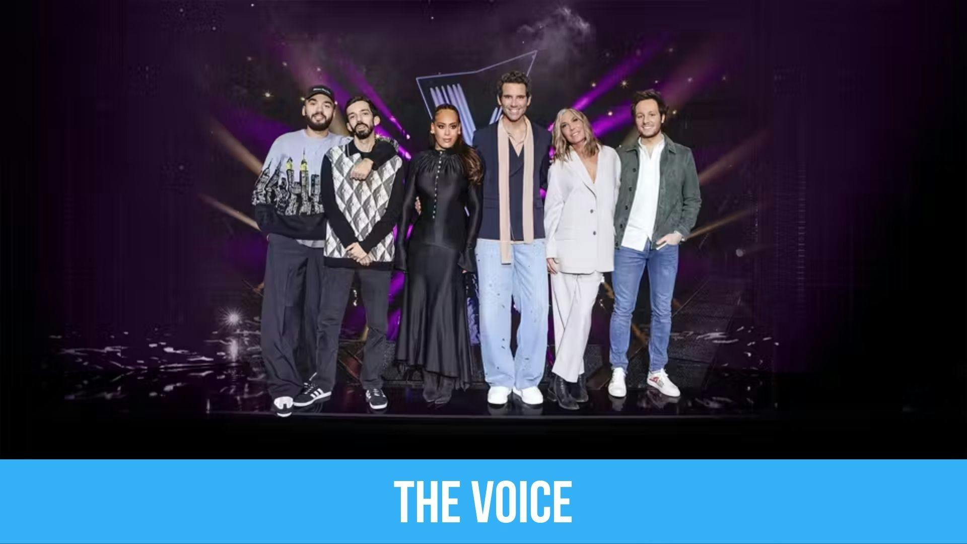 photo des membres du jury de l’émission The Voice