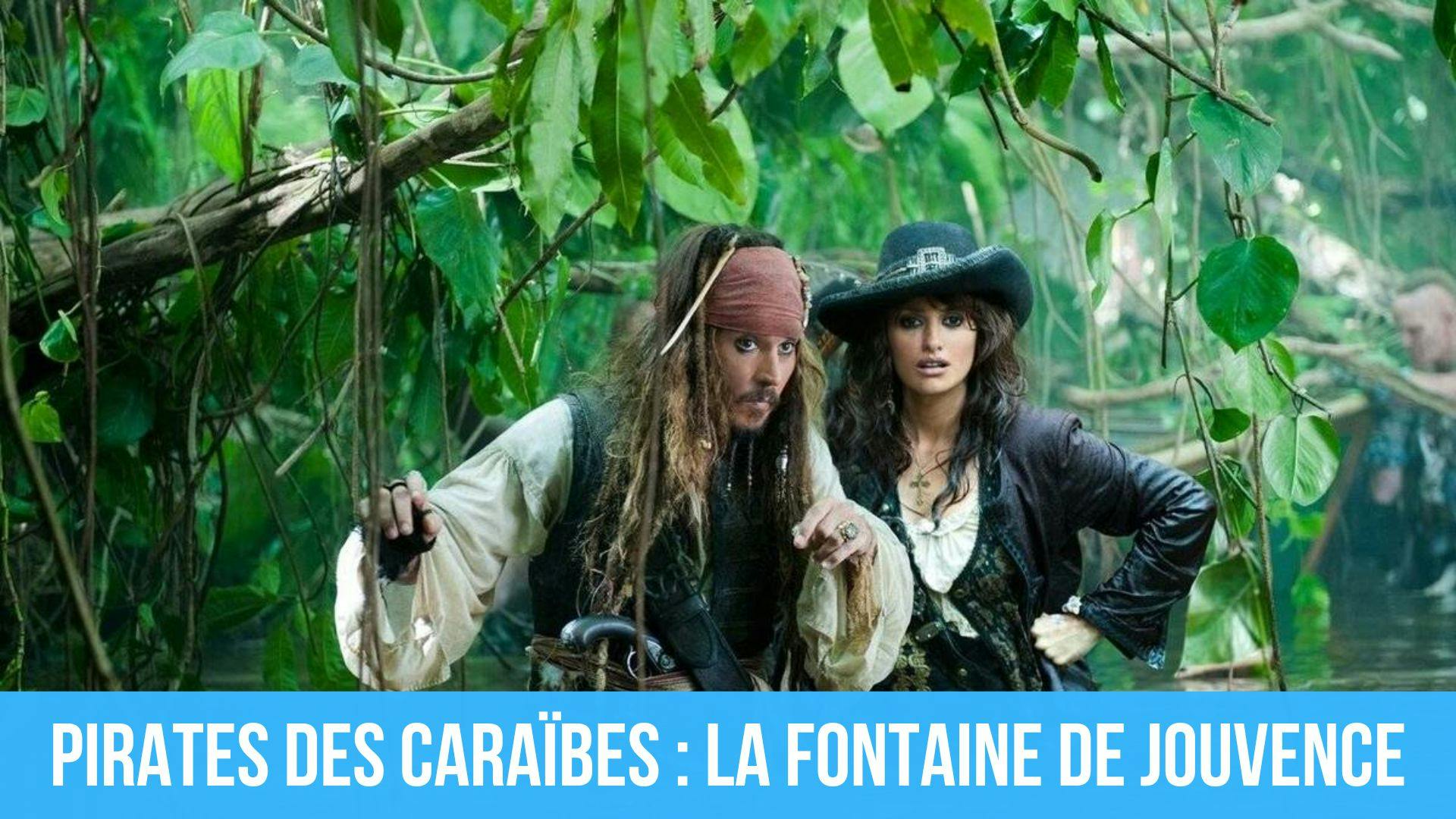 Photo de Jack Sparrow et Angelica du film Pirates des Caraïbes : la fontaine de jouvence