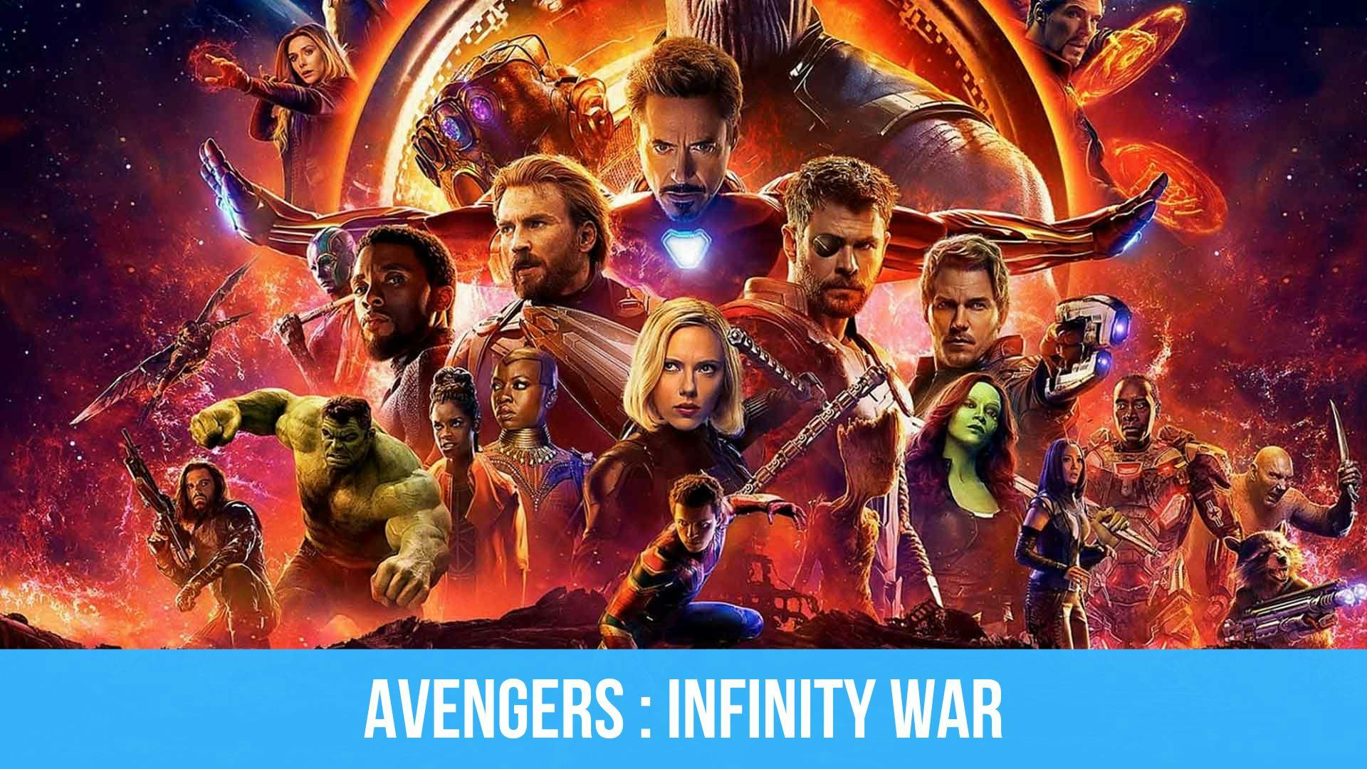 photo des personnages du film Avengers : Infinity War