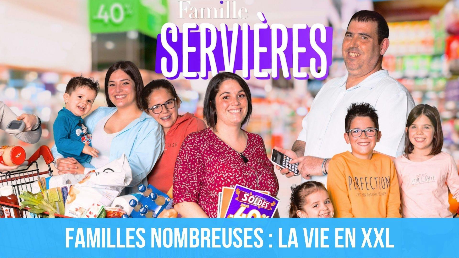 photo d’une famille de l’émission de téléréalité Familles nombreuses : la vie en XXL