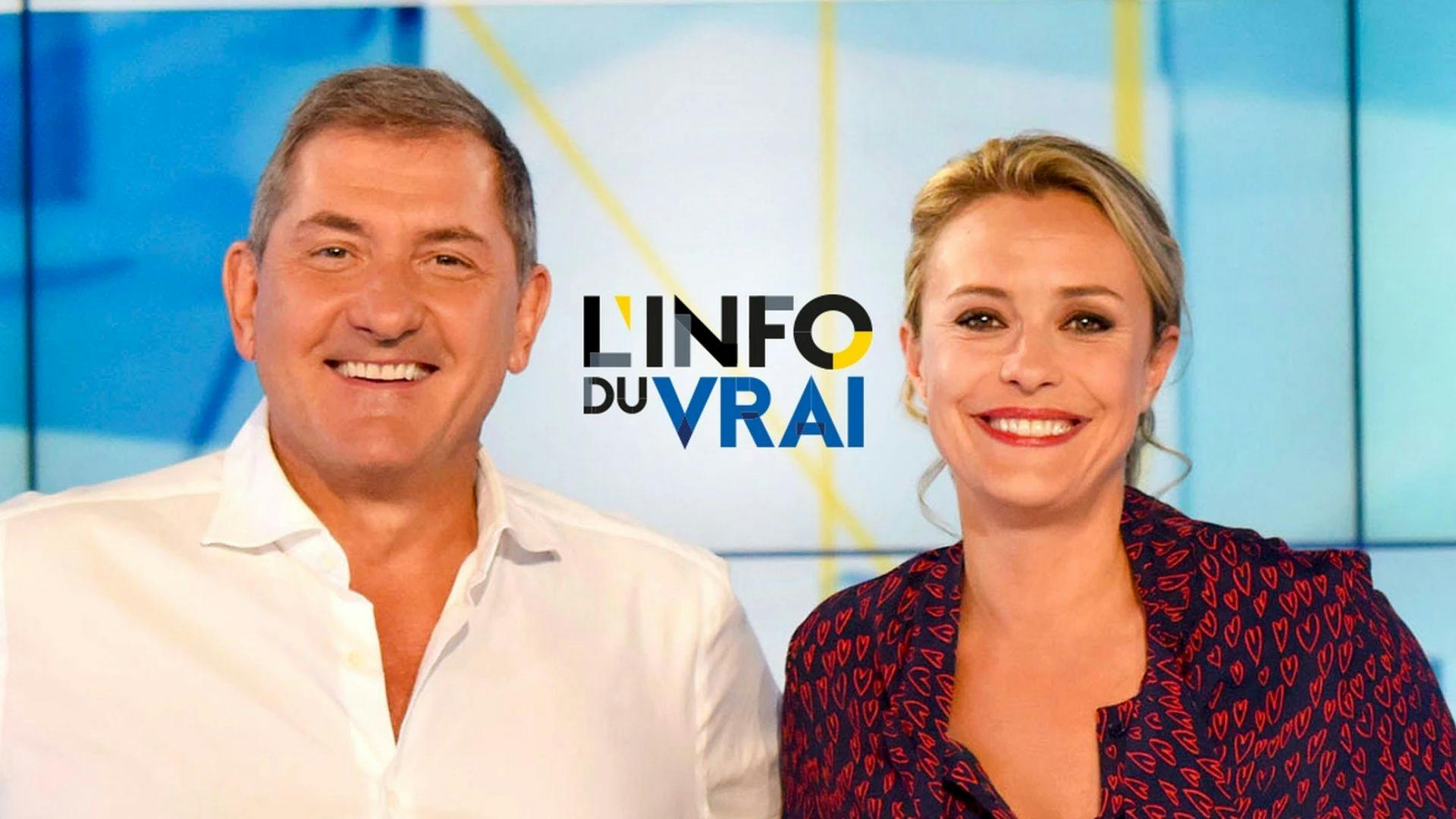 photo du plateau de l’émission de Canal+, L’info du vrai