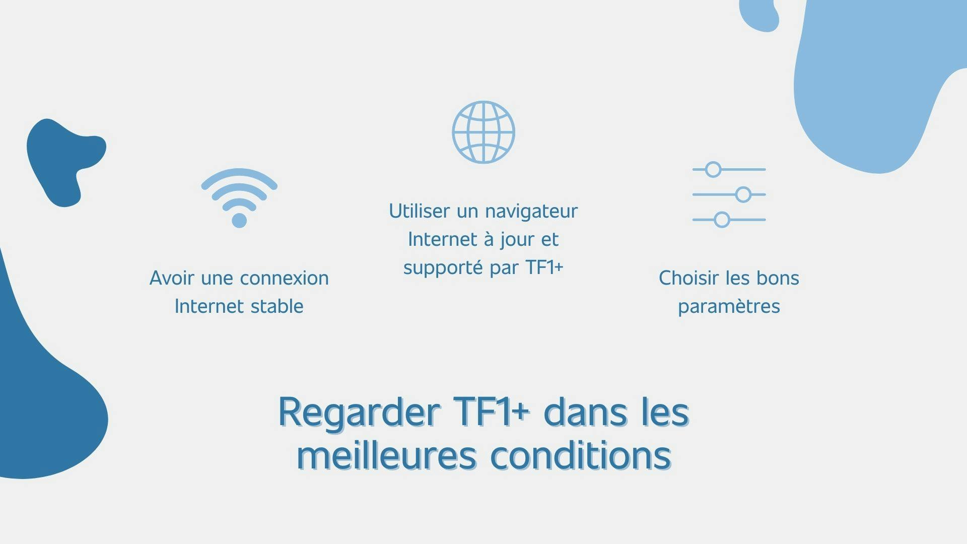 illustration montrant des conseils pour regarder TF1+ dans les meilleures condition