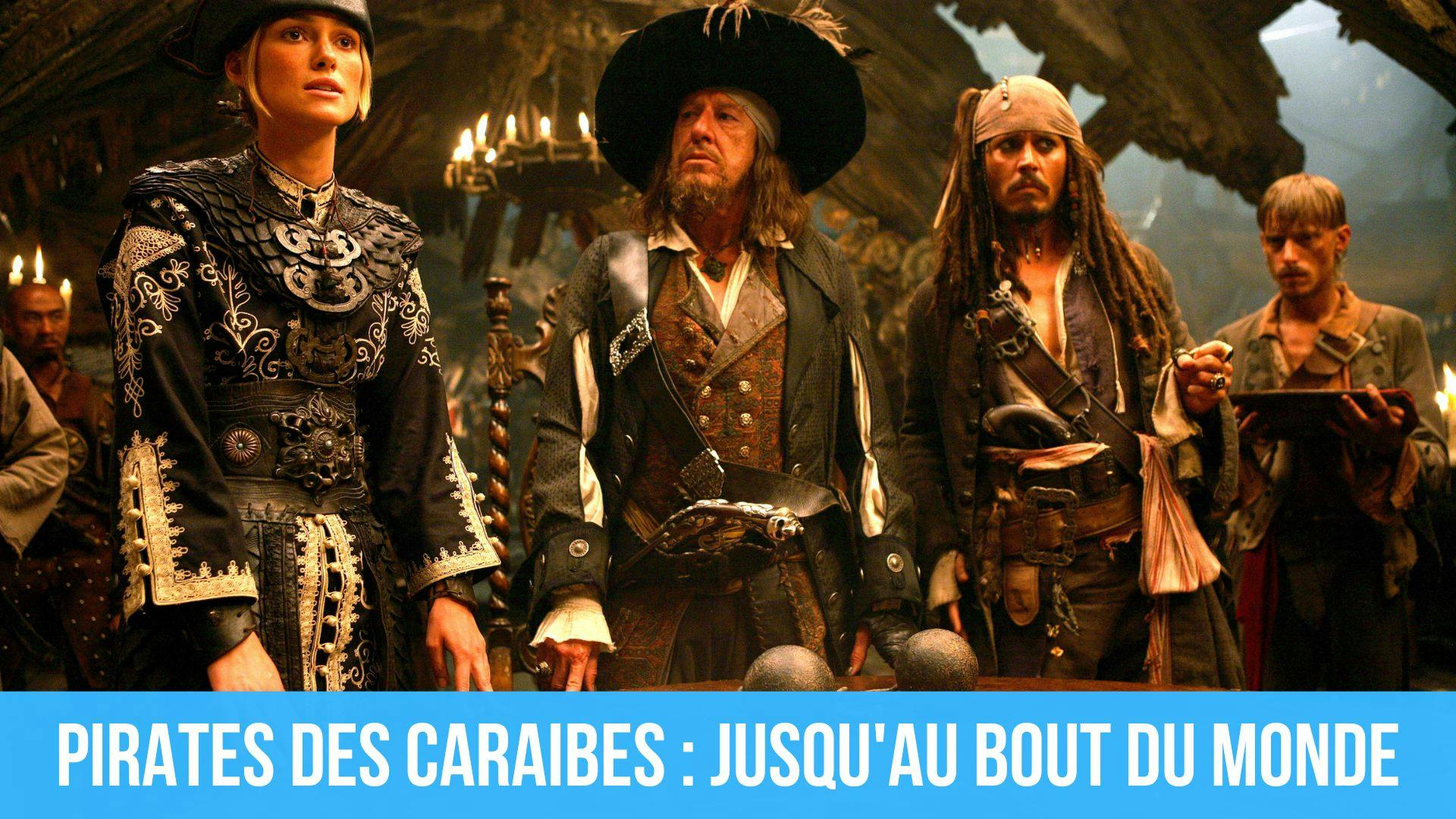 photo des personnages du film Pirates des Caraïbes : jusqu’au bout du monde