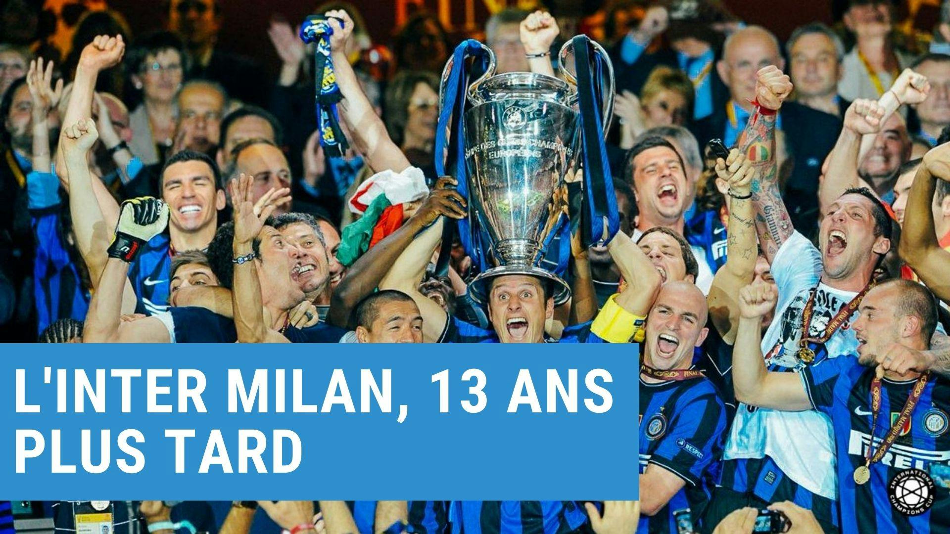 Image montrant l’Inter Milan brandissant une coupe
