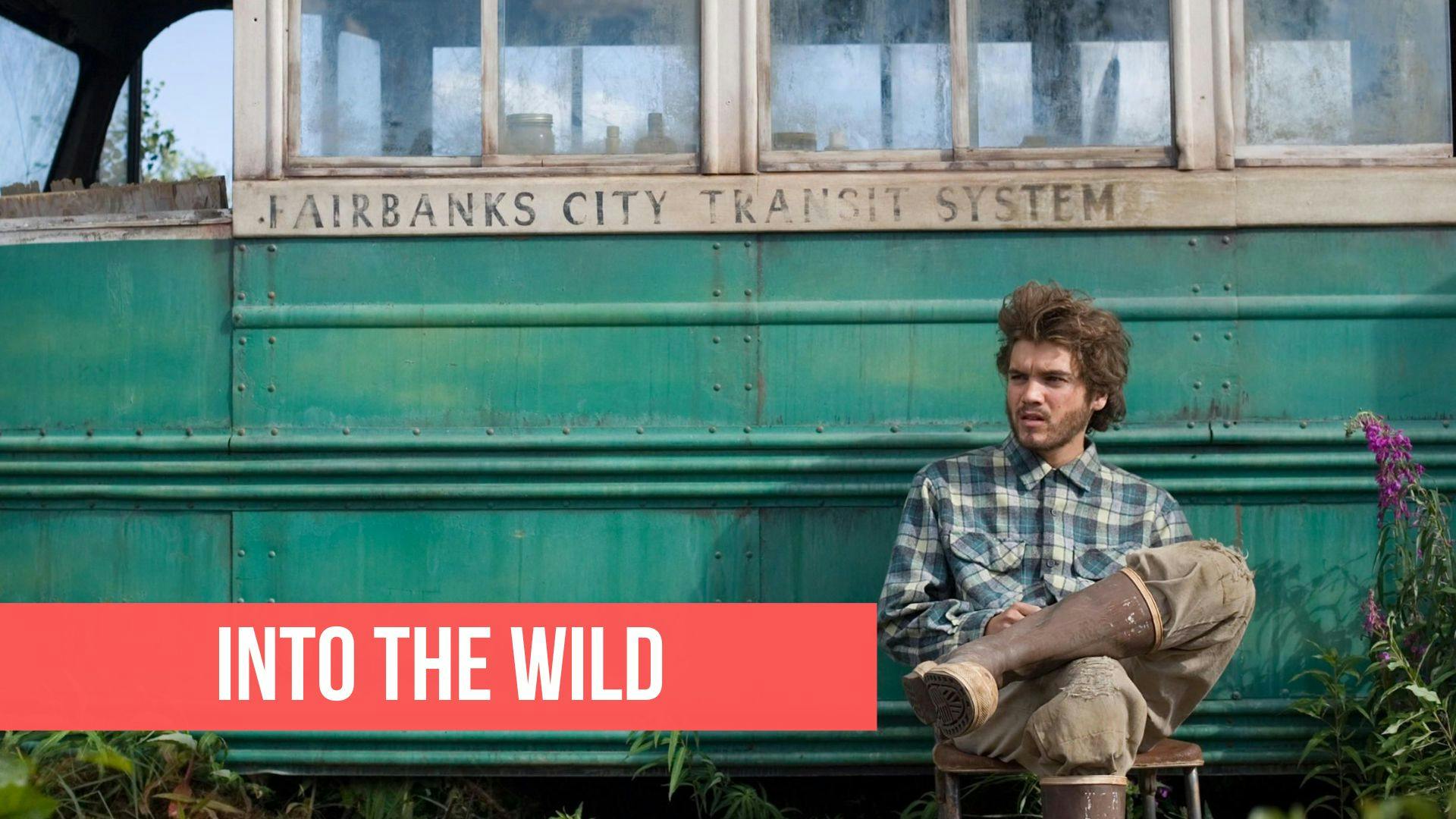 poster du film Into the Wild avec Emile Hirsch + titre