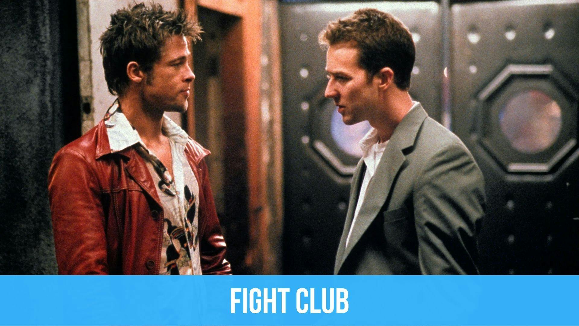 poster des deux acteurs principaux du film Fight Club