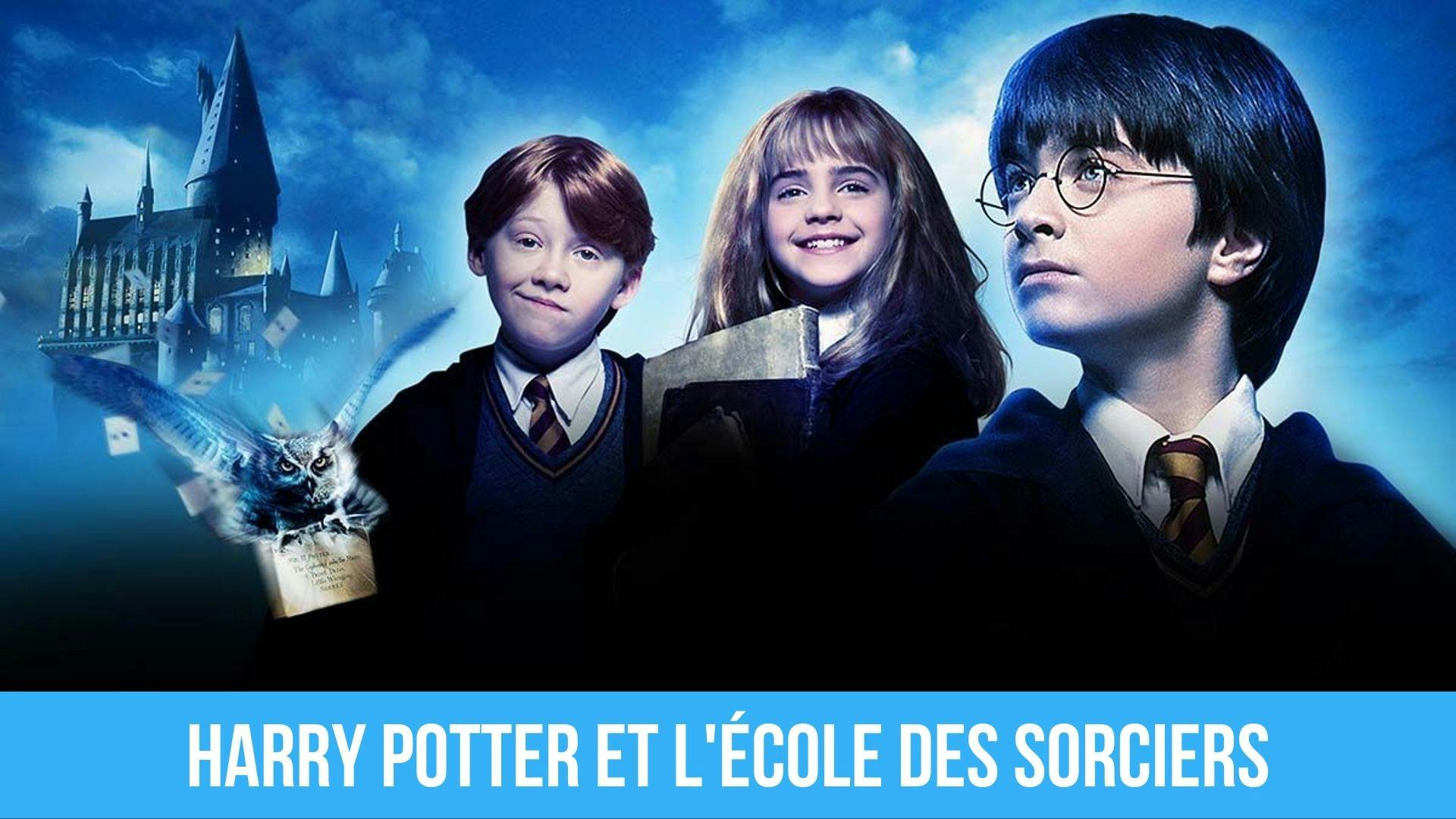 poster des trois acteurs principaux du film Harry Potter et l’école des sorciers