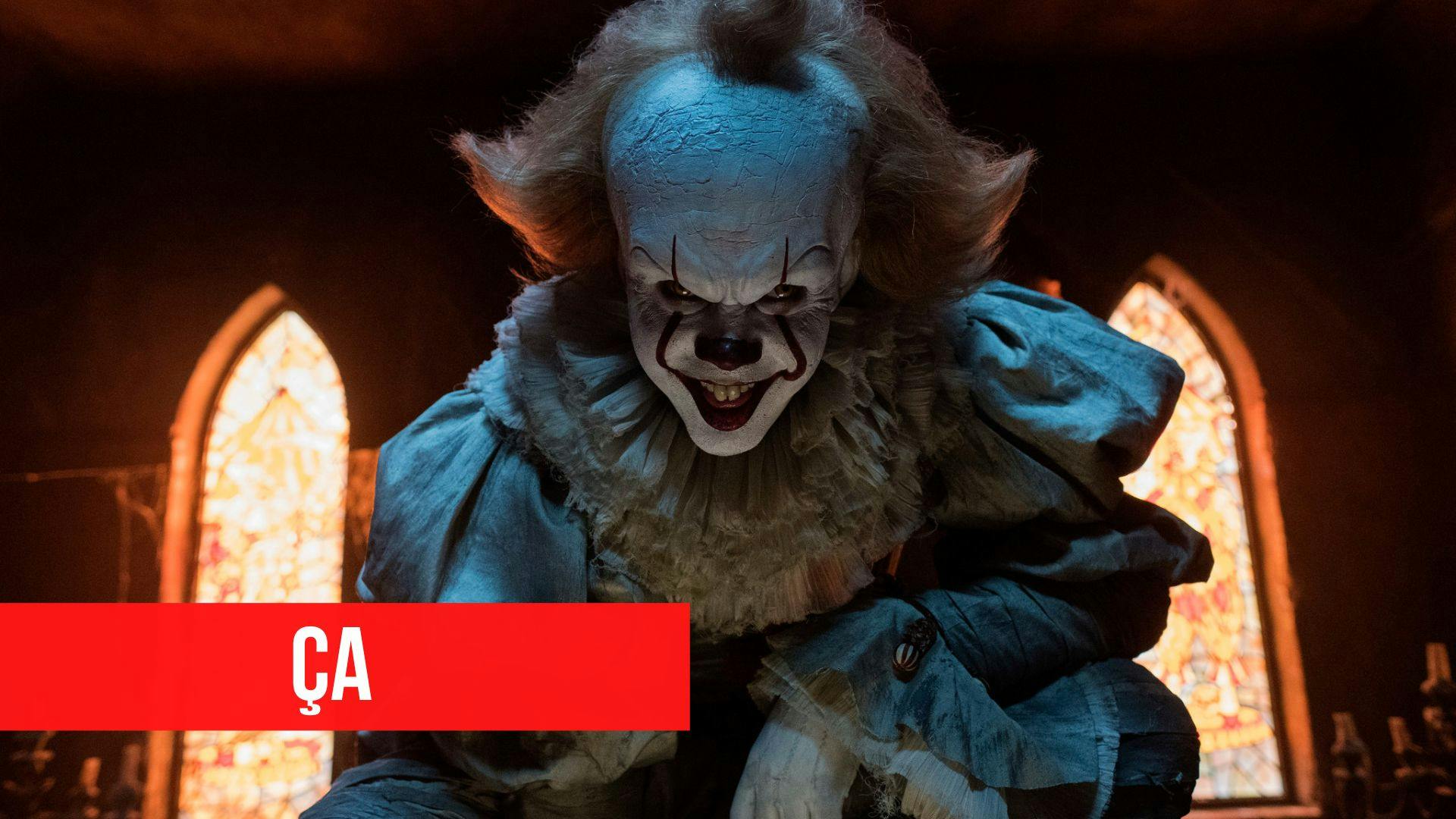 Photo du clown Pennywise dans le film ça