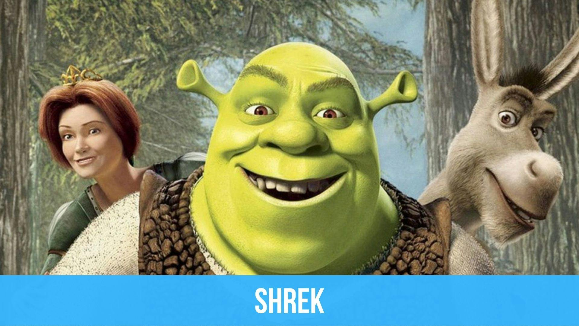 poster des personnages du film d’animation Shrek