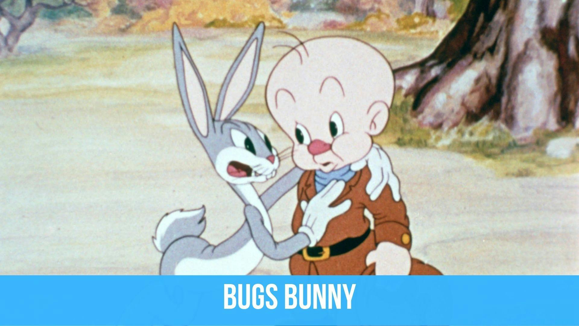 Photo de Bugs Bunny, personnage de dessins animés de Warner Bros.